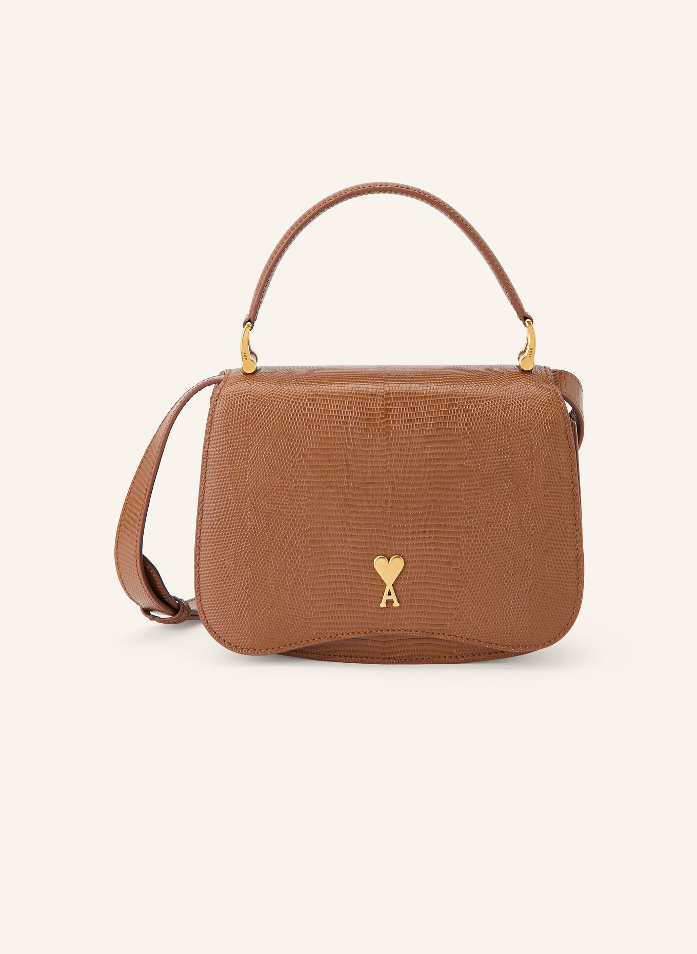 AMI PARIS Handtas PARIS PARIS: COGNAC / GOUD