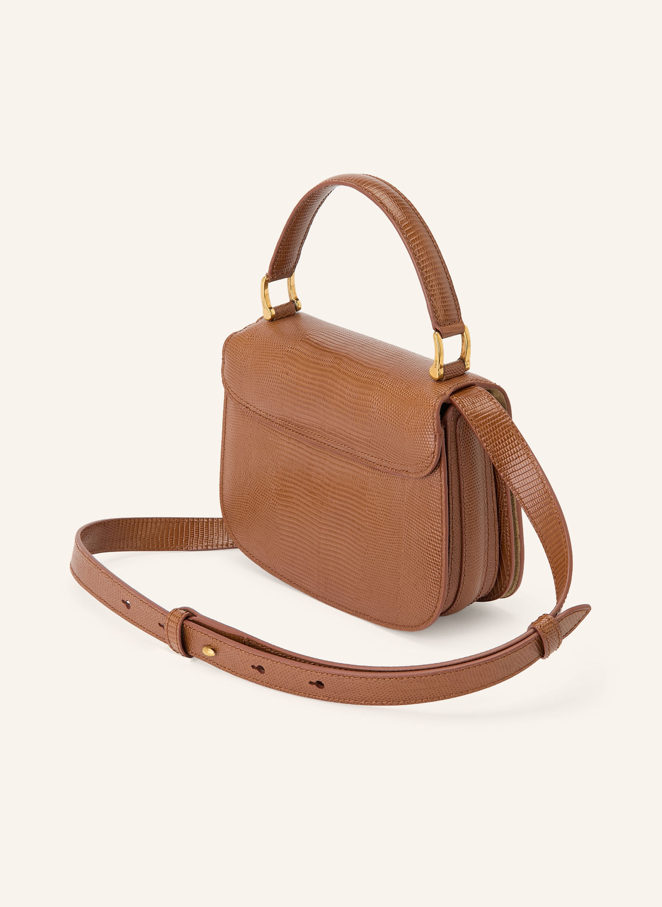 AMI PARIS Handtas PARIS PARIS: COGNAC / GOUD
