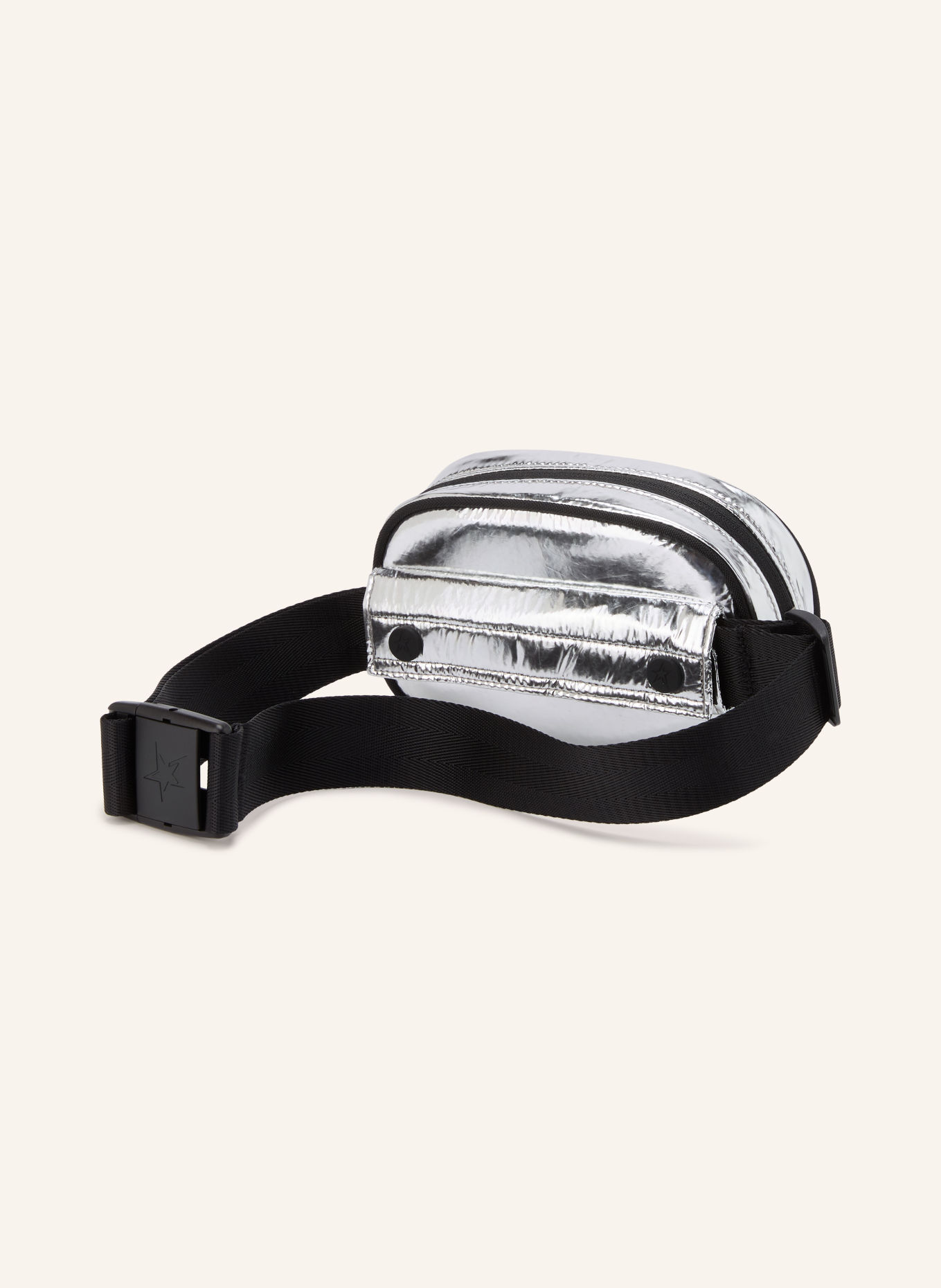 PERFECT MOMENT Heuptas STAR BUM: ZILVER / ZWART