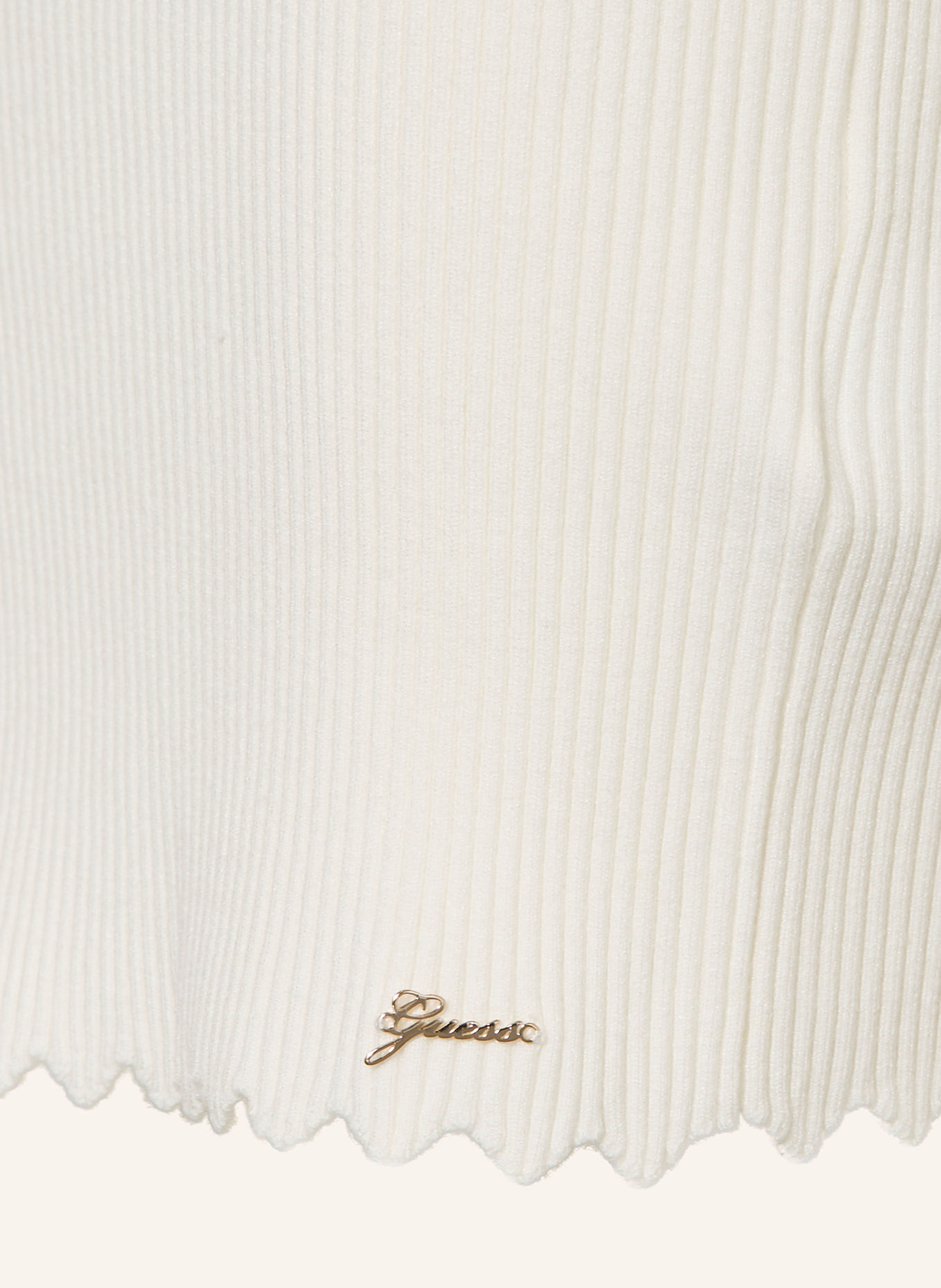 GUESS Gebreide jurk: CRÈME