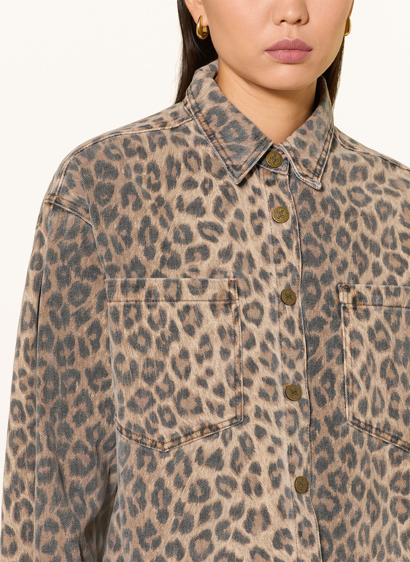 GRACE & MILA Veste en jean ADRIANA: LEO