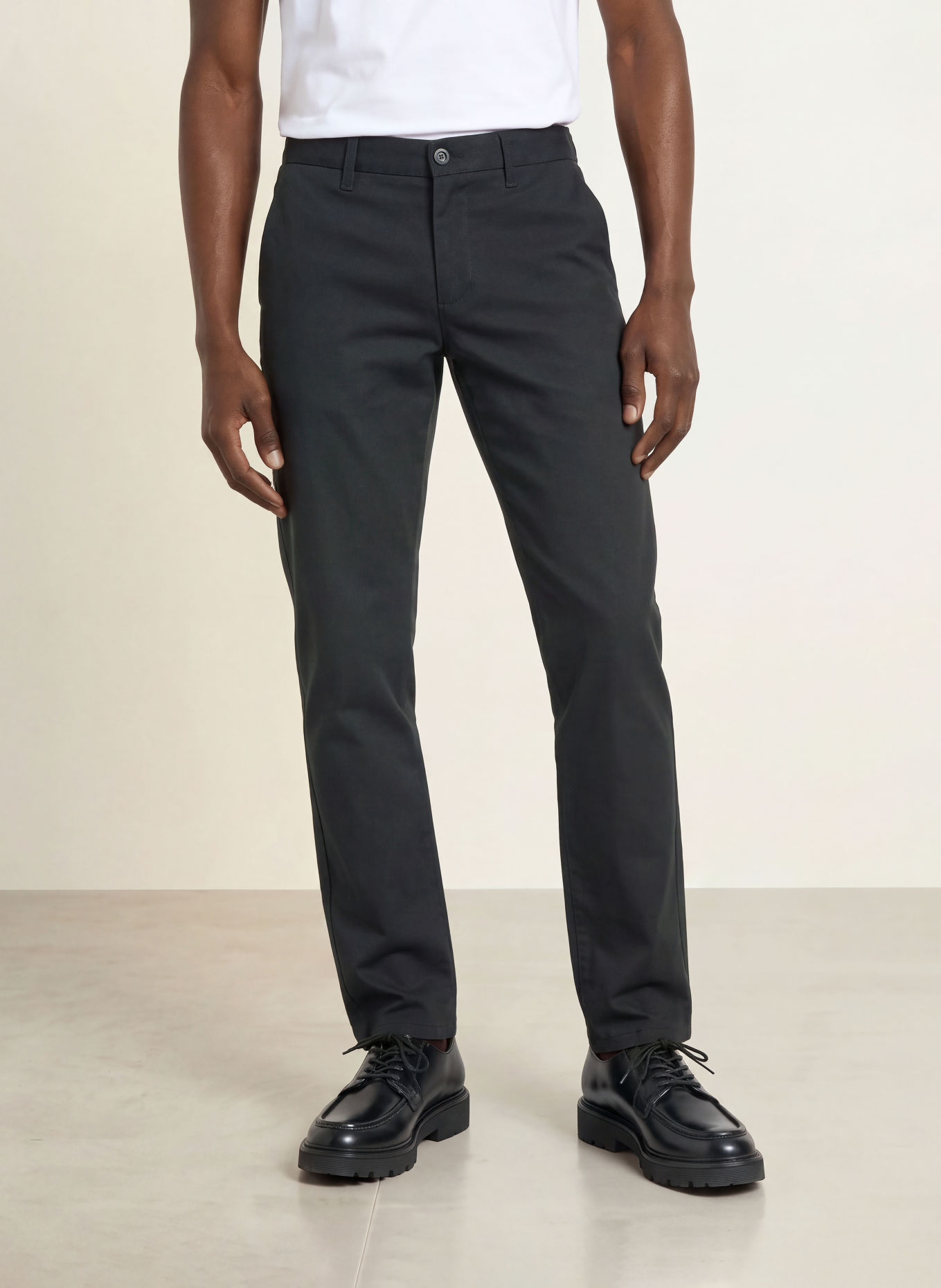 ALBERTO Pantaloni chino LOU cu croială regular: ALBASTRU ÎNCHIS