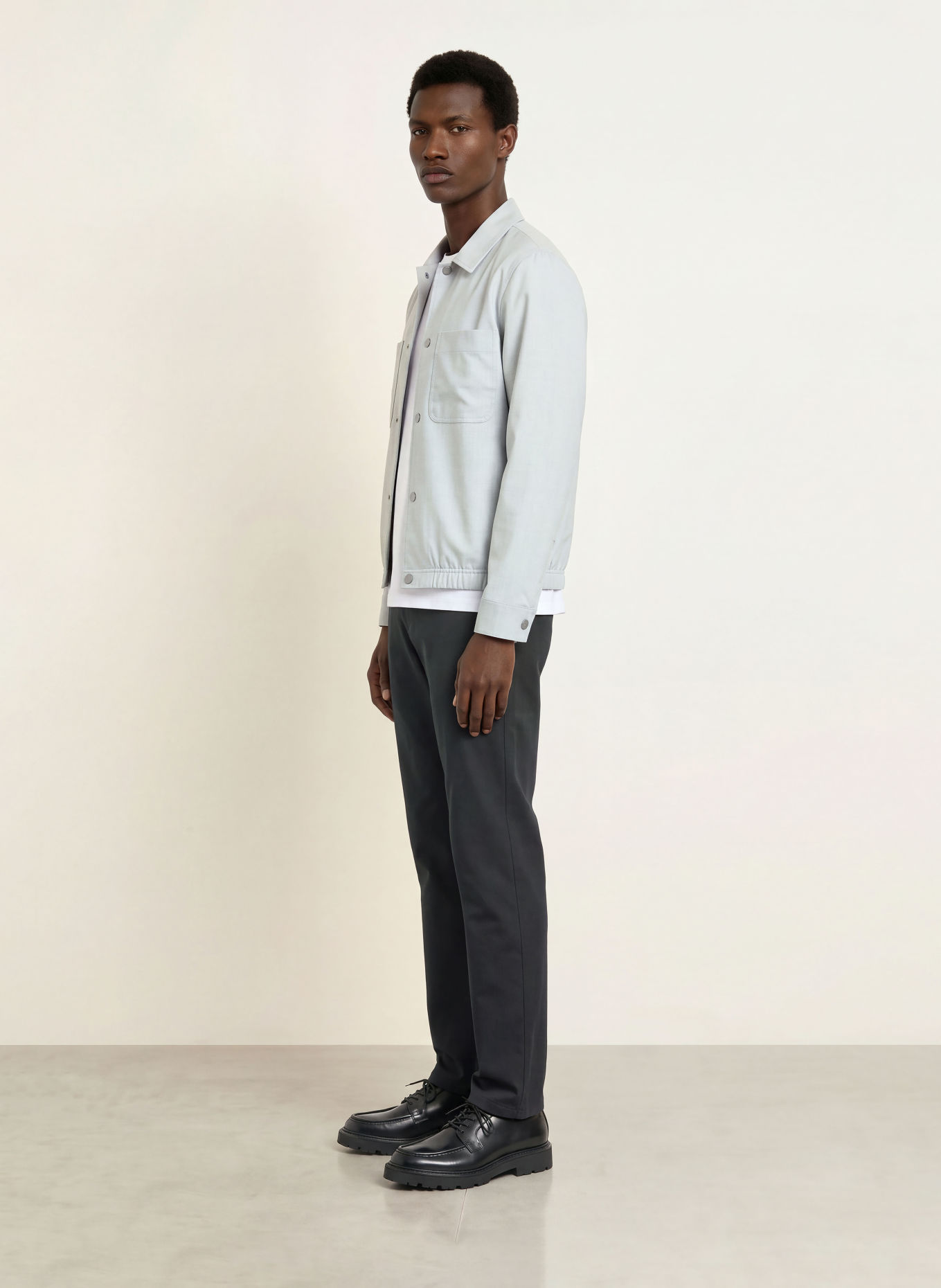 ALBERTO Pantaloni chino LOU cu croială regular: ALBASTRU ÎNCHIS