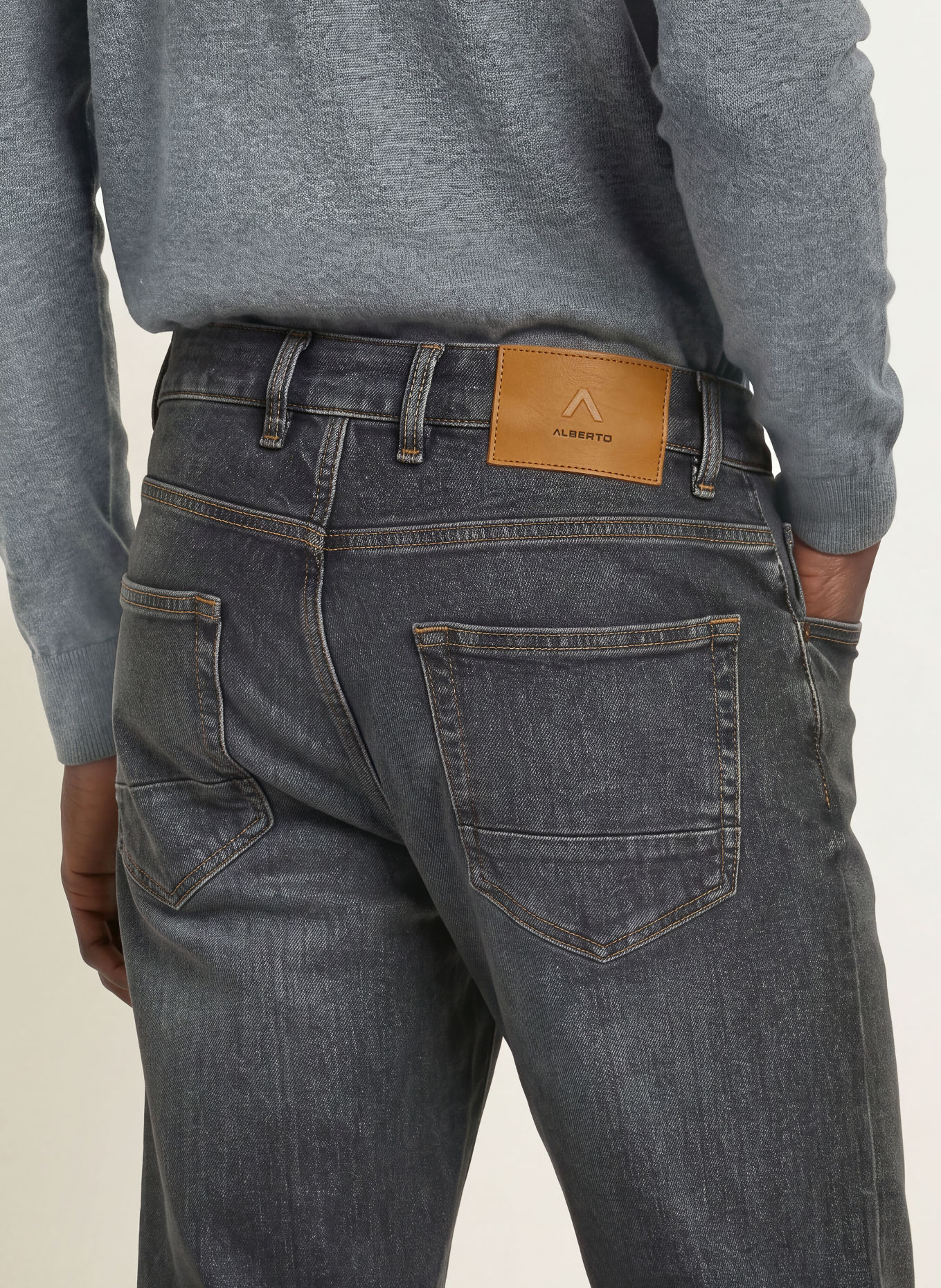 ALBERTO BILL Modern Fit Jeans: 994 DARK GREY