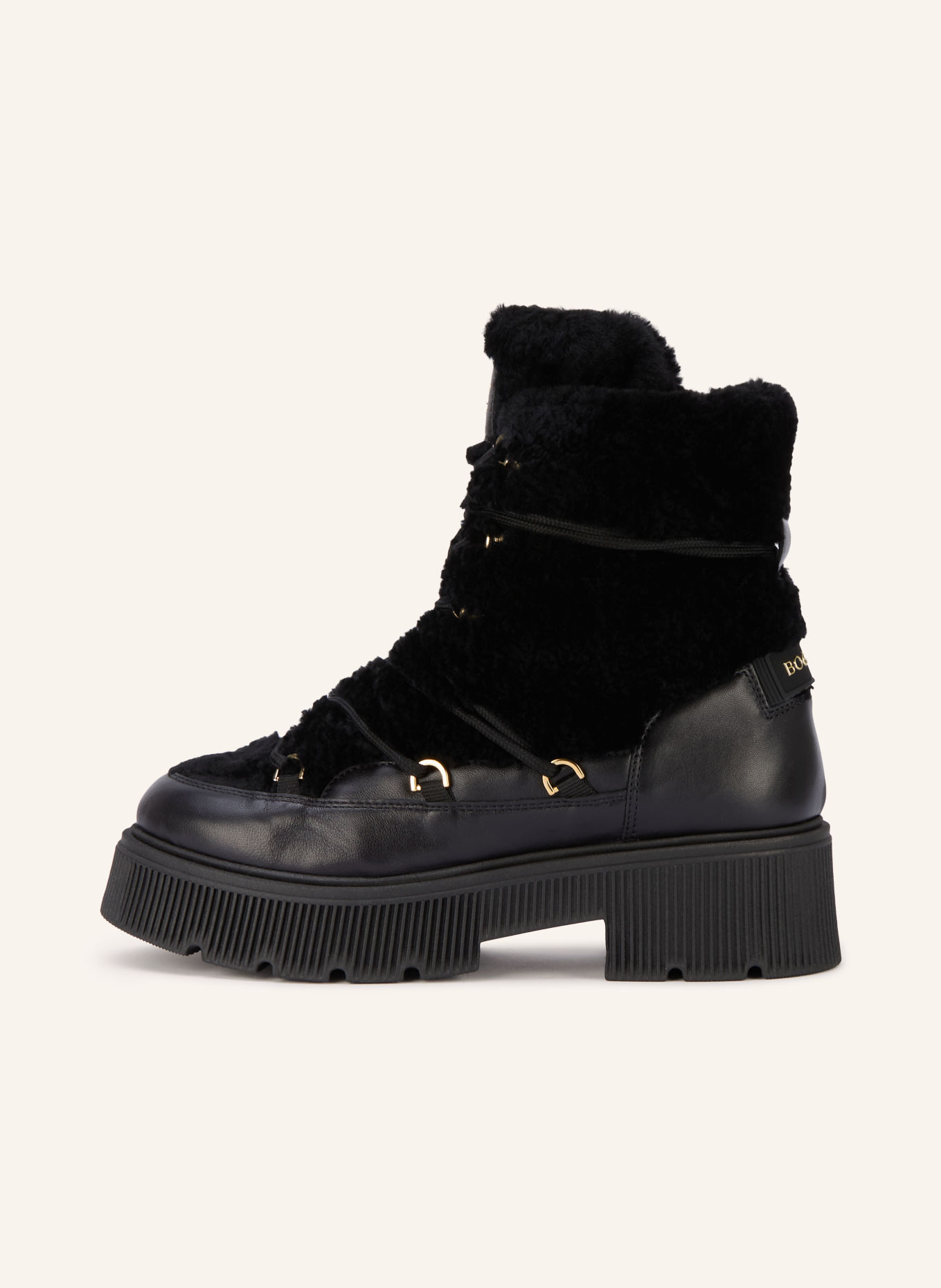 BOGNER Schnürboots TURIN 9 C: SCHWARZ / GOLD