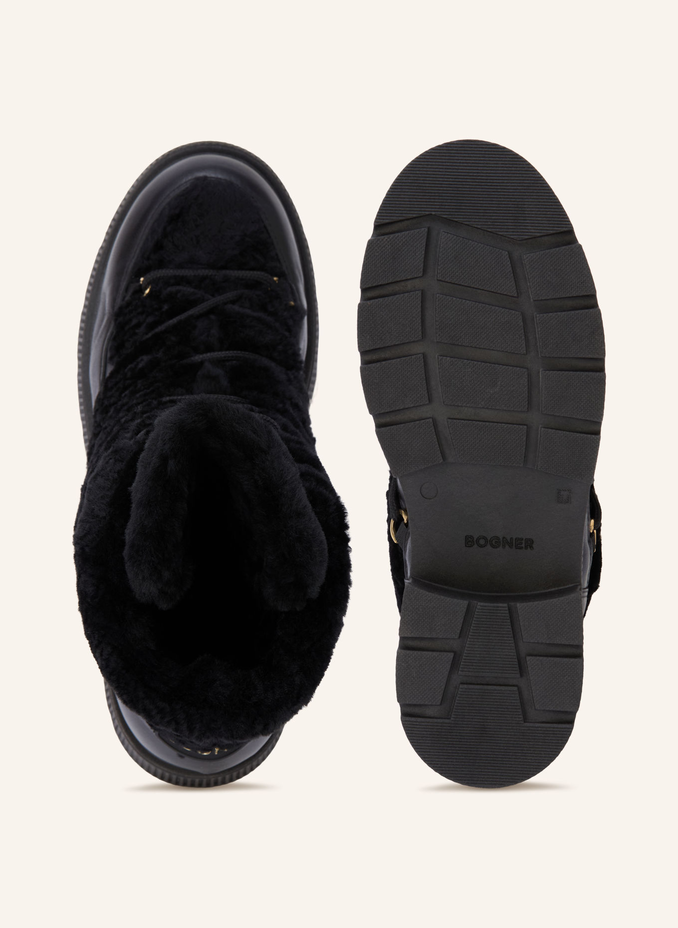 BOGNER Schnürboots TURIN 9 C: SCHWARZ / GOLD