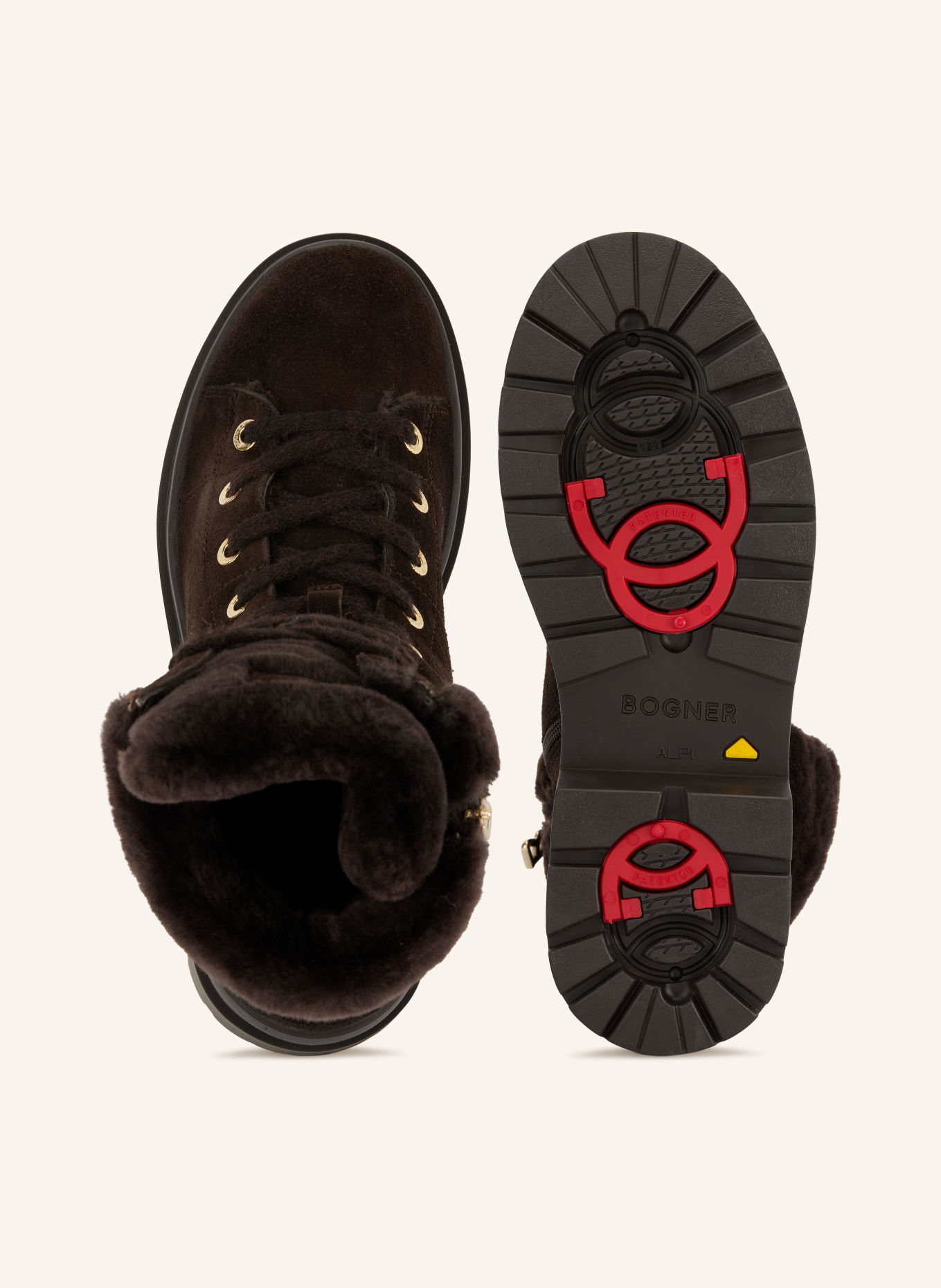 BOGNER Schnürboots ST.MORITZ: DUNKELBRAUN