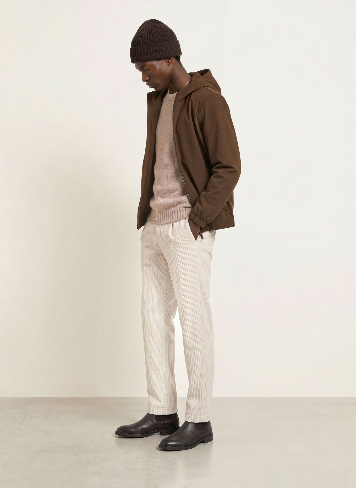 HERNO Blouson: DUNKELBRAUN