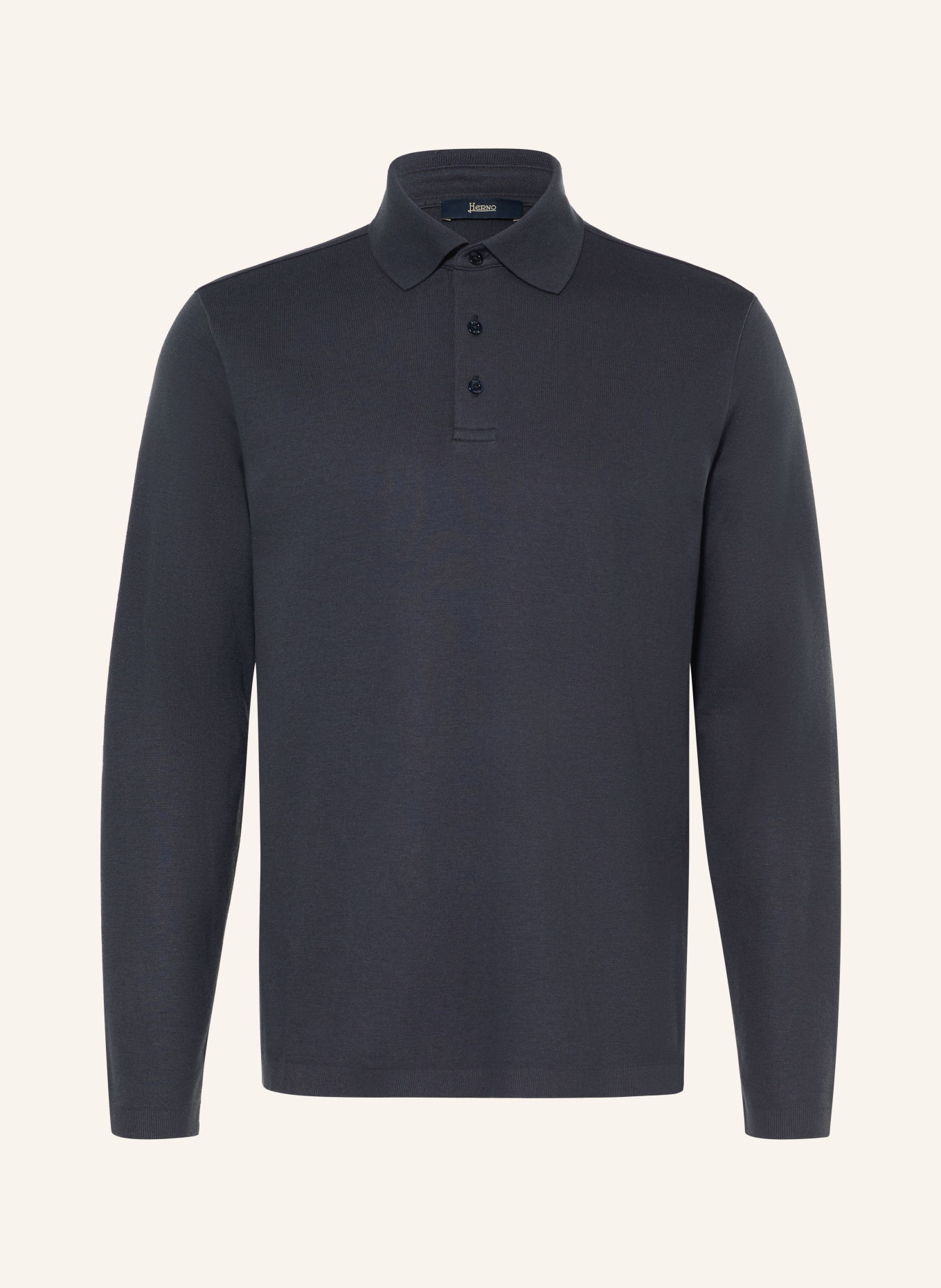 HERNO Jersey polo shirt: DARK BLUE