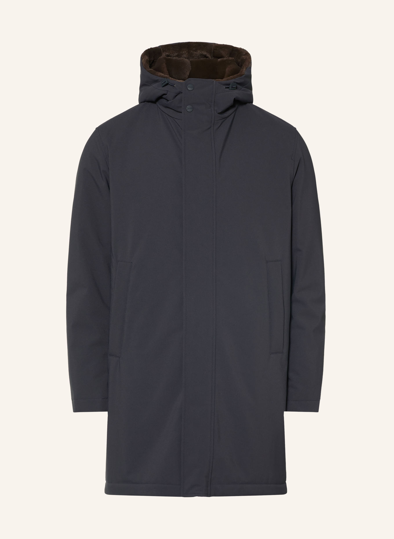 HERNO Parka: DONKERBLAUW