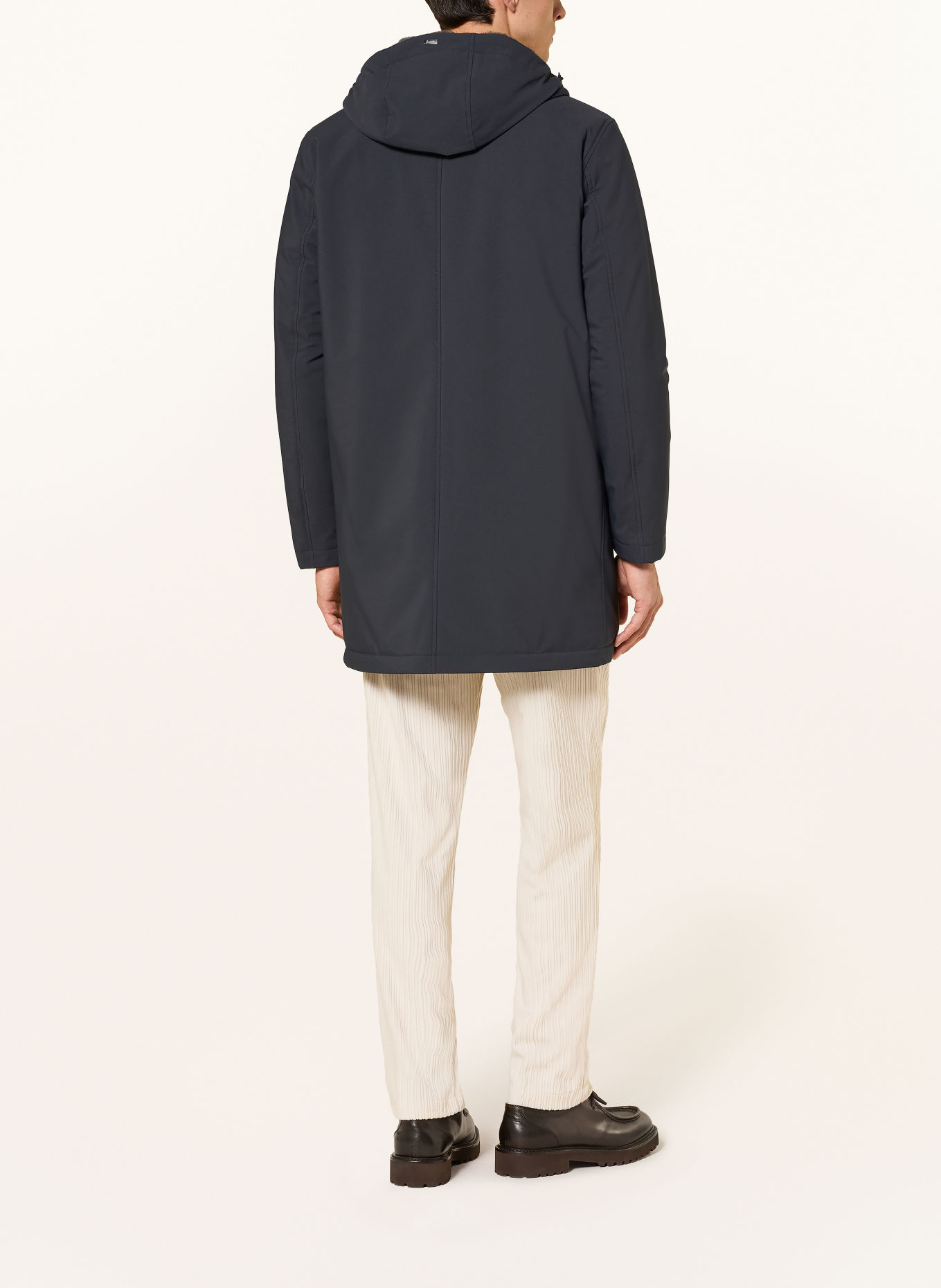 HERNO Parka: DONKERBLAUW
