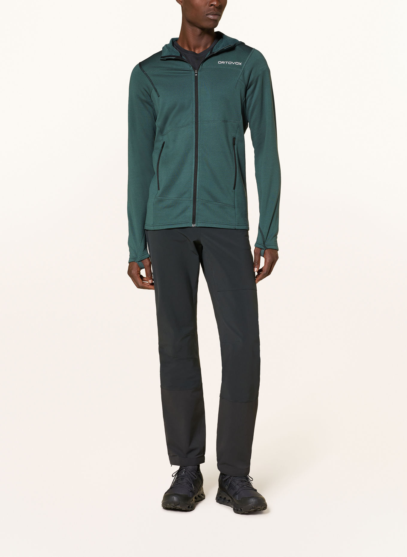 ORTOVOX LIGHT HOODY Fleece Jacket: BLUE