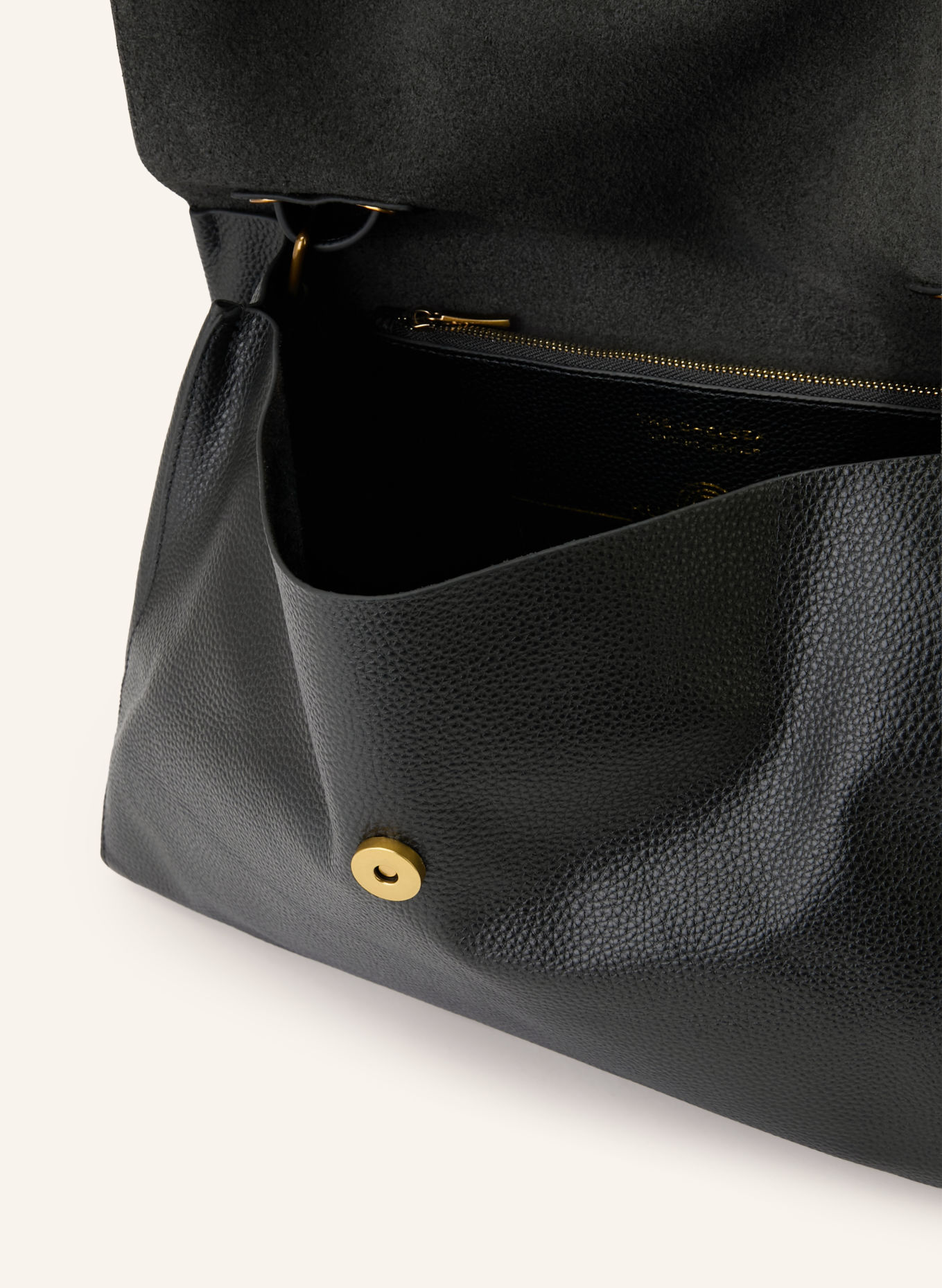 KURT GEIGER Crossbody bag with gemstones: BLACK / GOLD