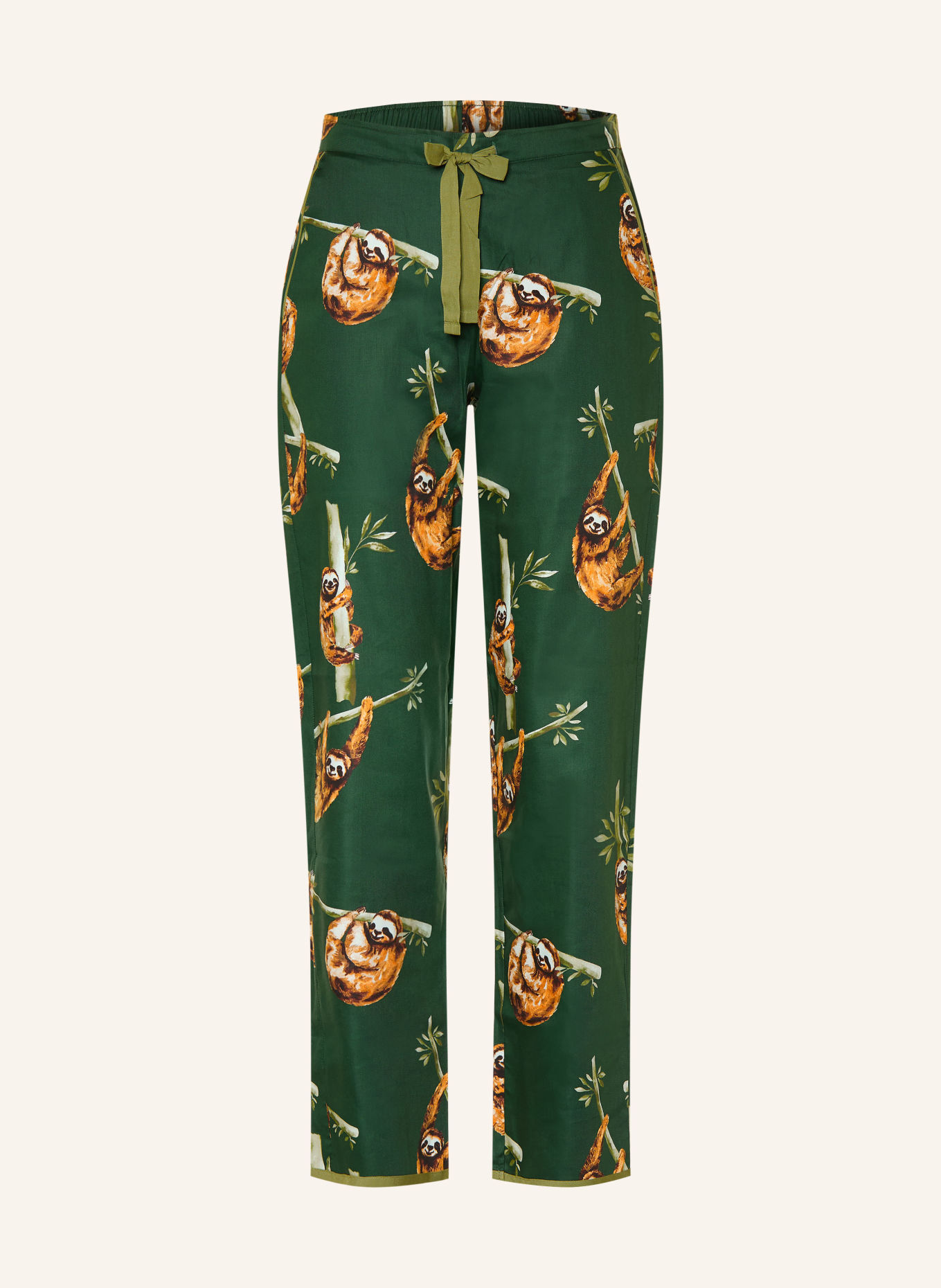 cyberjammies Spodnie do spania: CIEMNOZIELONY / BRĄZOWY / CIEMNOPOMARAŃCZOWY