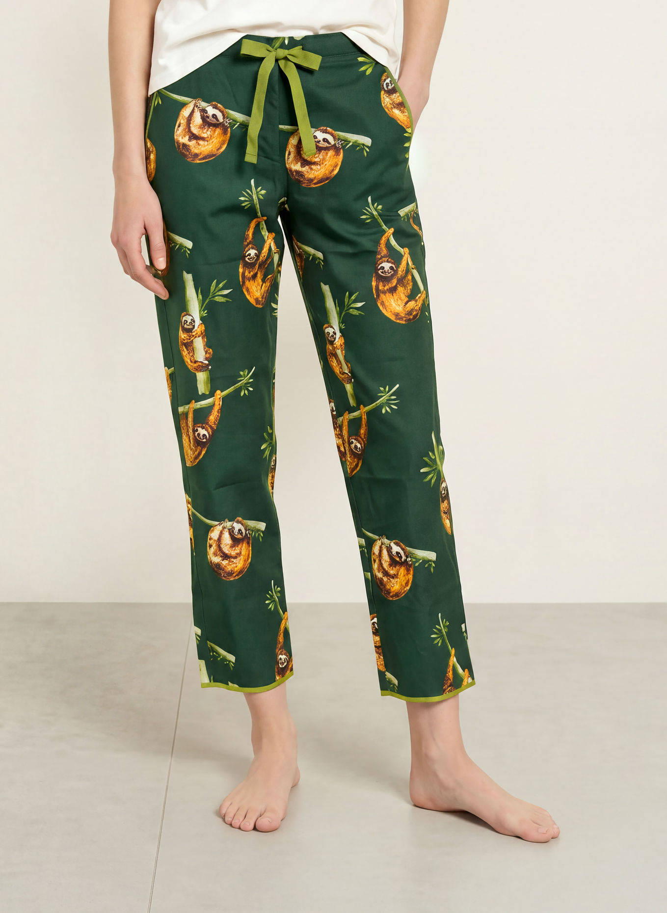 cyberjammies Spodnie do spania: CIEMNOZIELONY / BRĄZOWY / CIEMNOPOMARAŃCZOWY