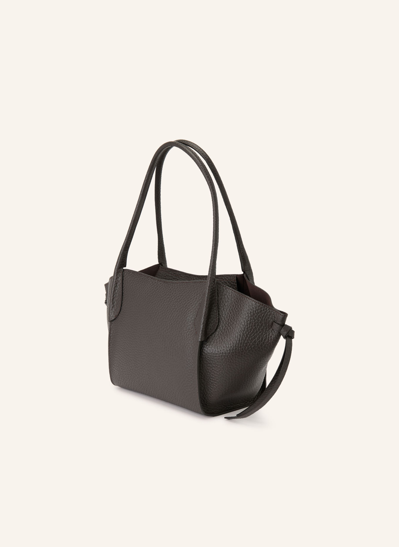 abro Shoppers VIBE SMALL: MARRON FONCÉ / GOUD