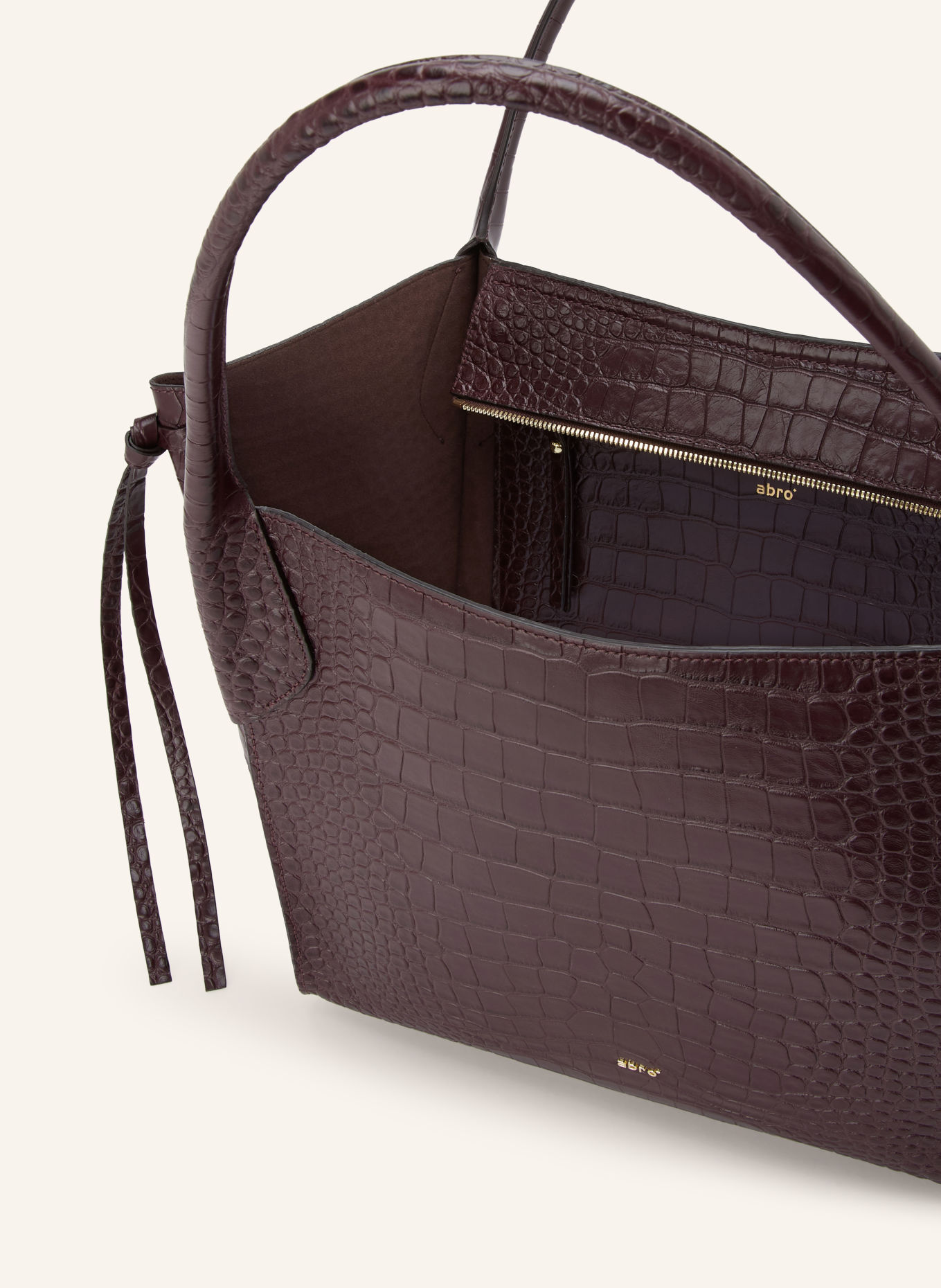 abro Shopper VIBE BIG: DUNKELROT / SILBER
