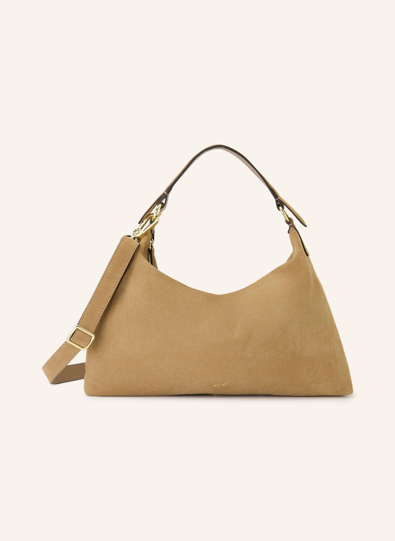 abro ALL IN ONE SMALL Bucket bag: LIGHT BROWN / GOLD