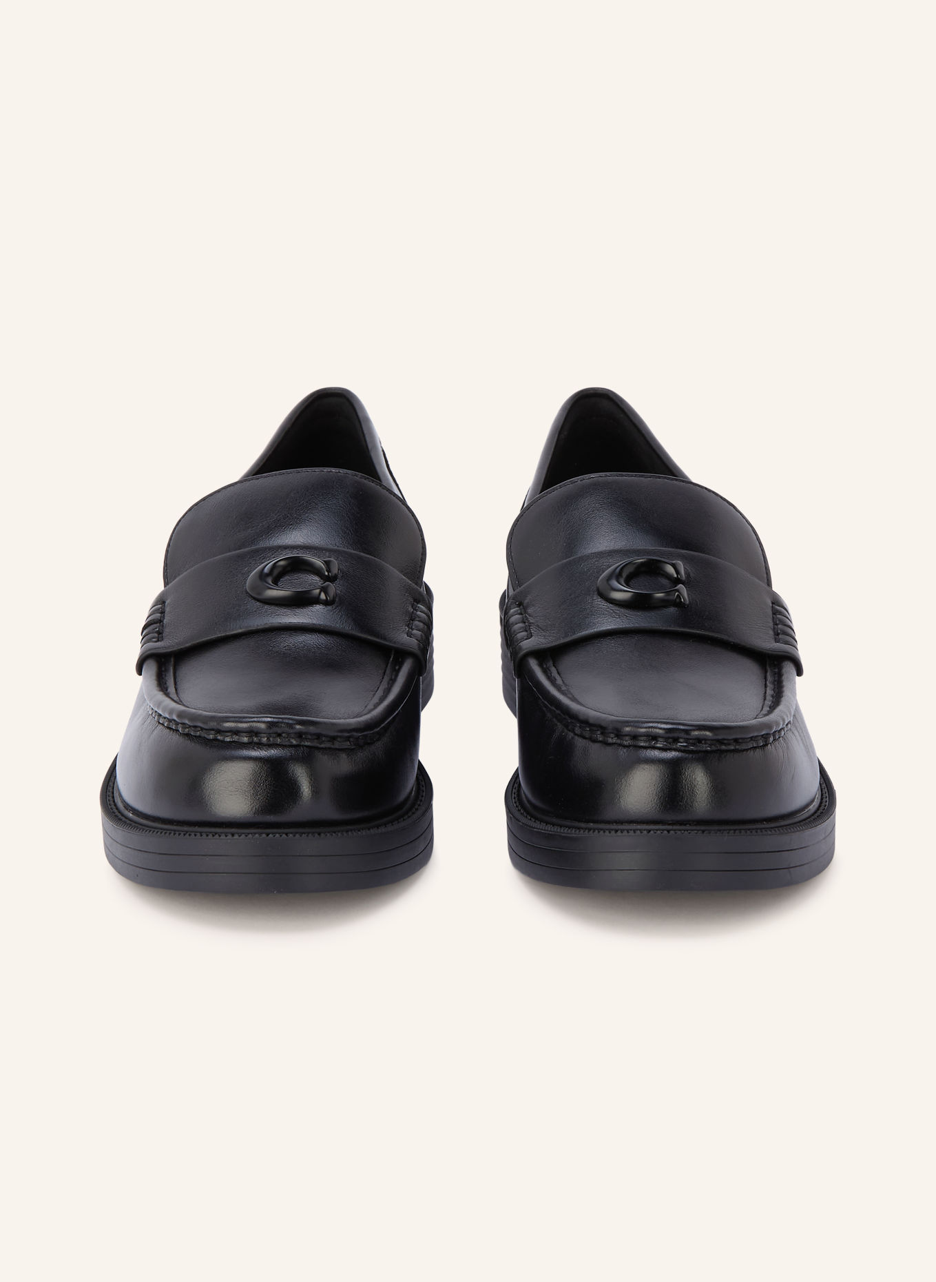COACH Loafers ASTOR: ZWART