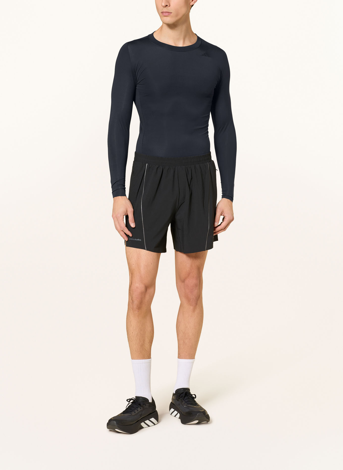 adidas Trainingsshirt ADIDAS X ENTIRE STUDIOS TECHFIT: ZWART
