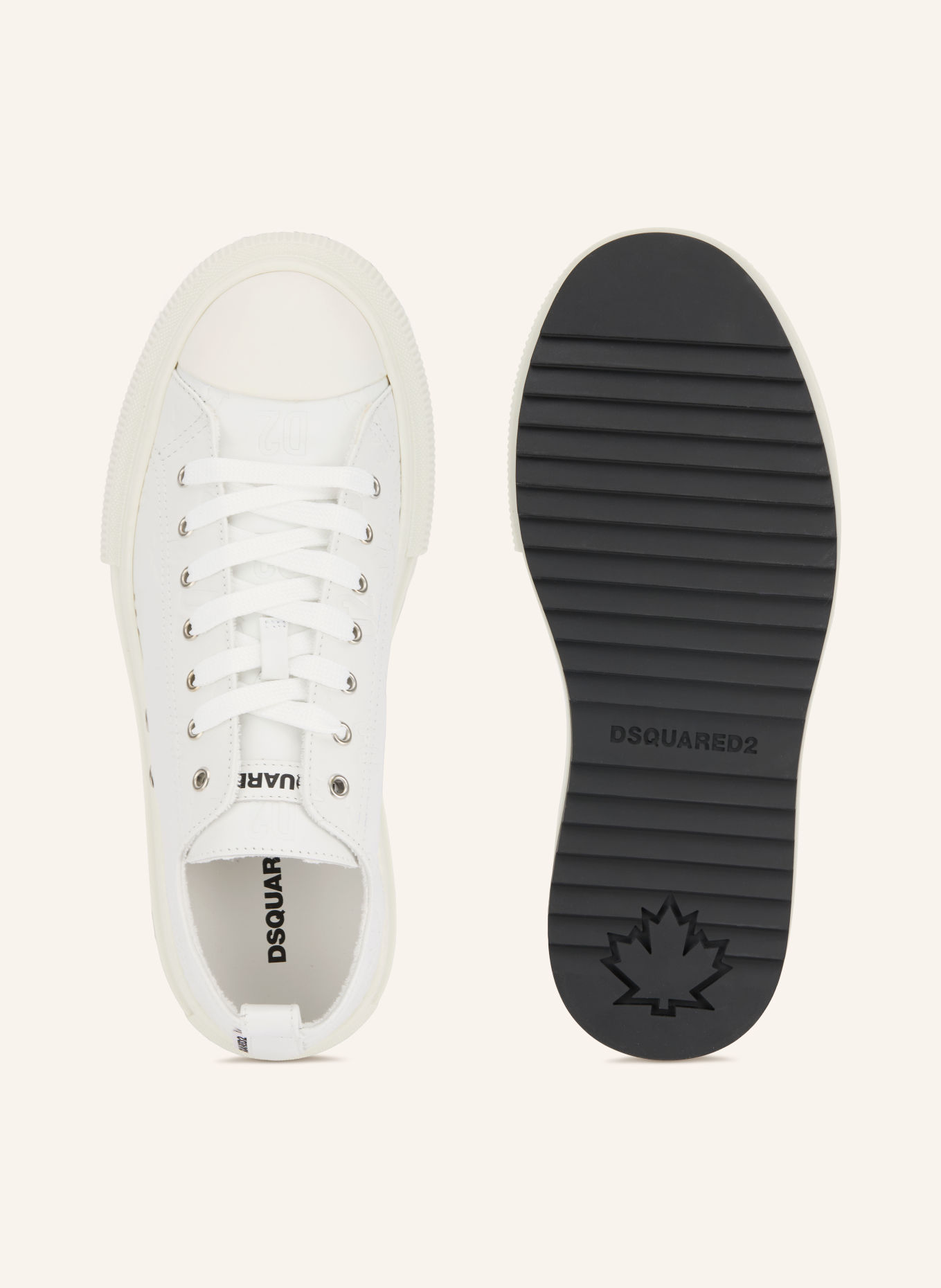DSQUARED2 Sneaker: WEISS