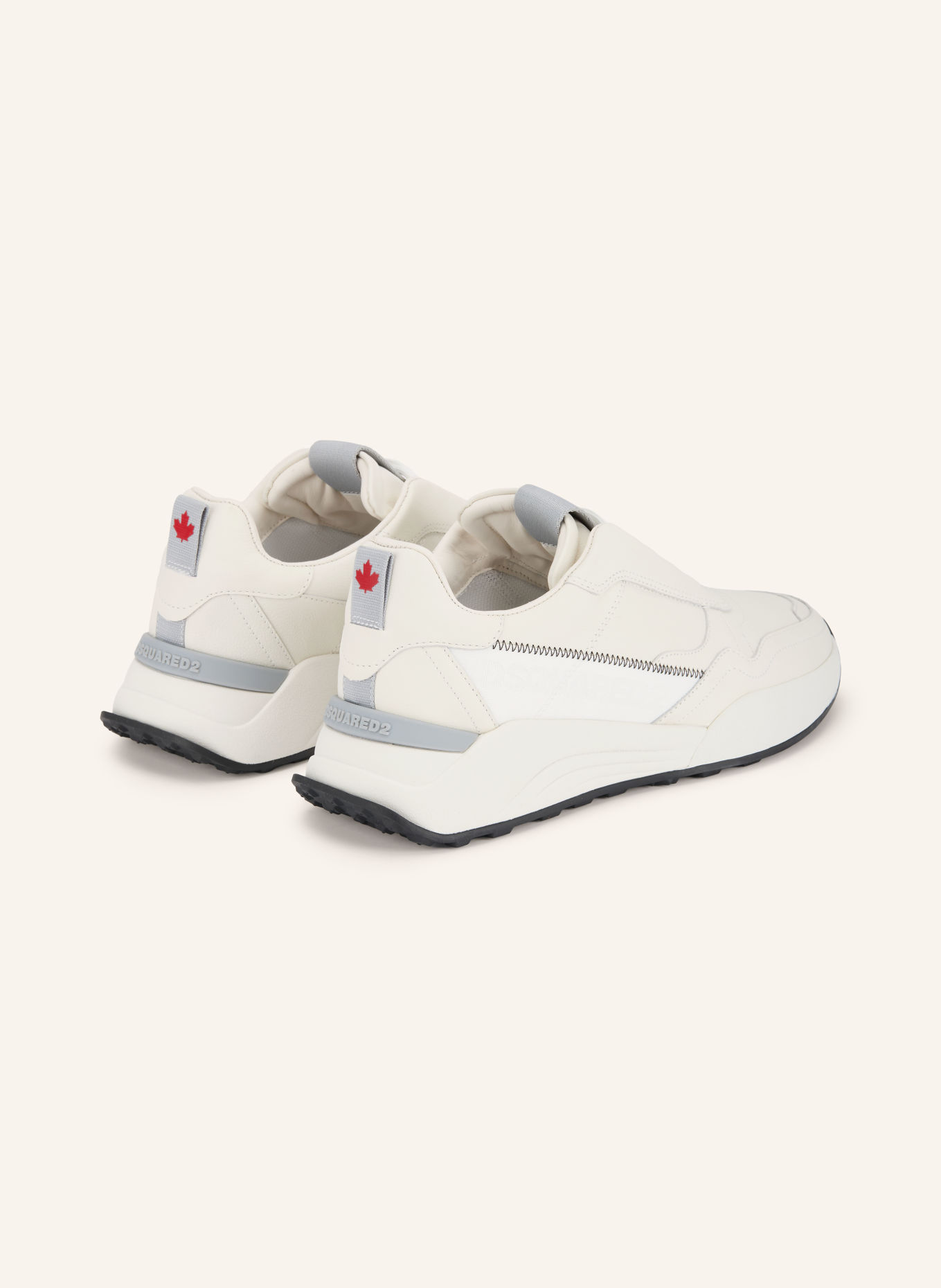DSQUARED2 Sneaker: ECRU / HELLGRAU