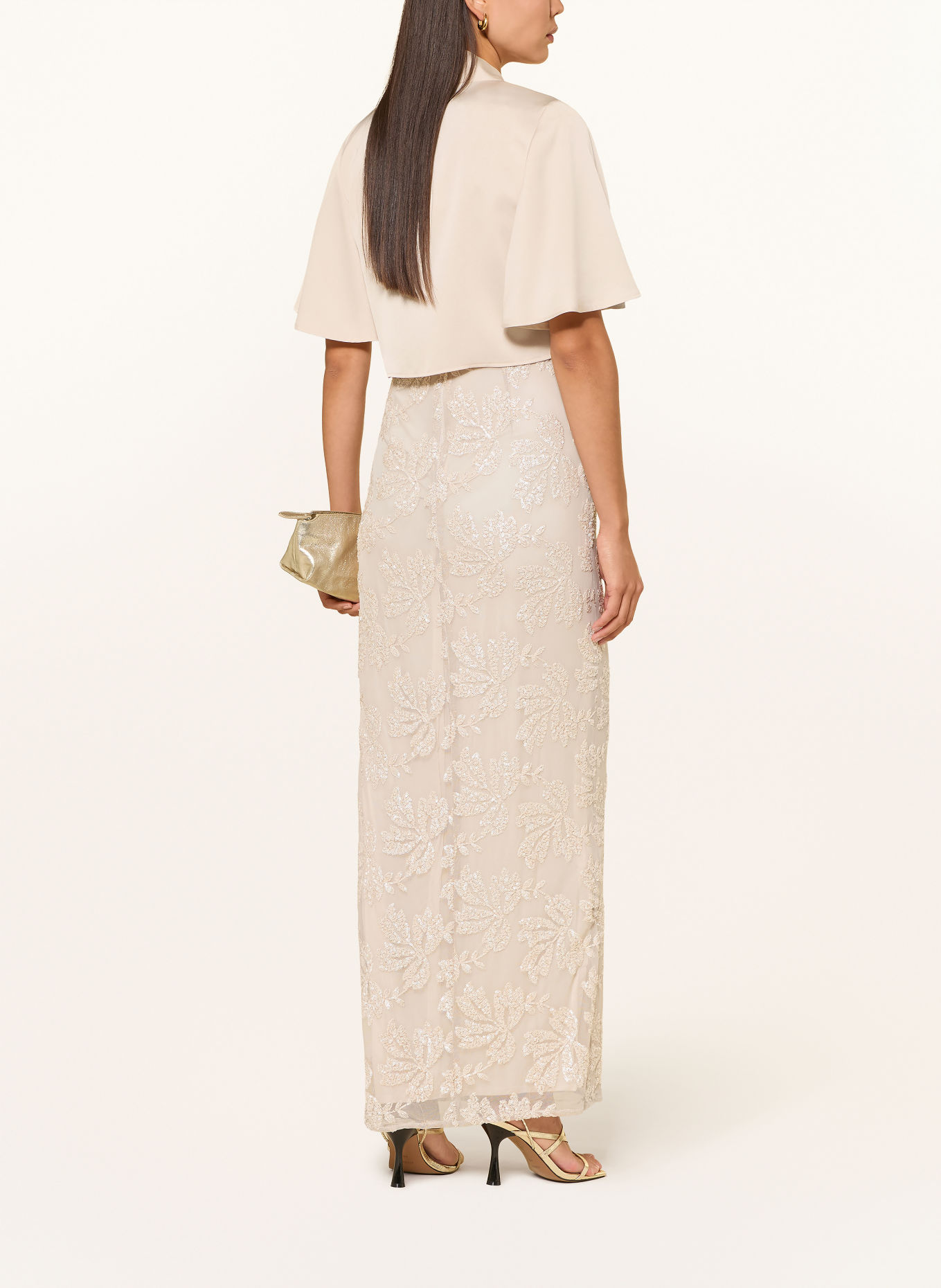 SWING Bolero i satin: CREME