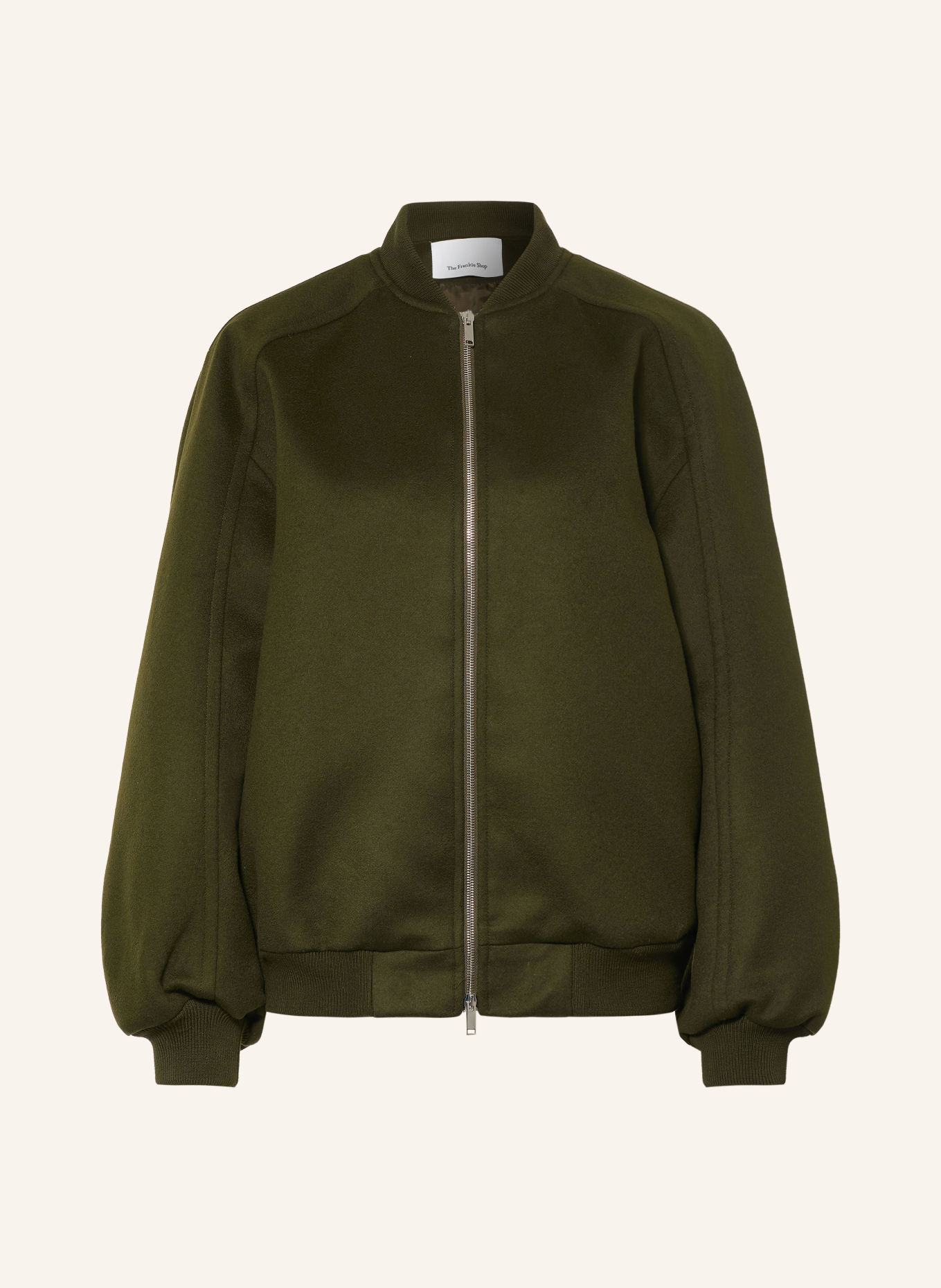 The Frankie Shop Oversized-Blousonjakke ELINOR: MØRKEGRØN