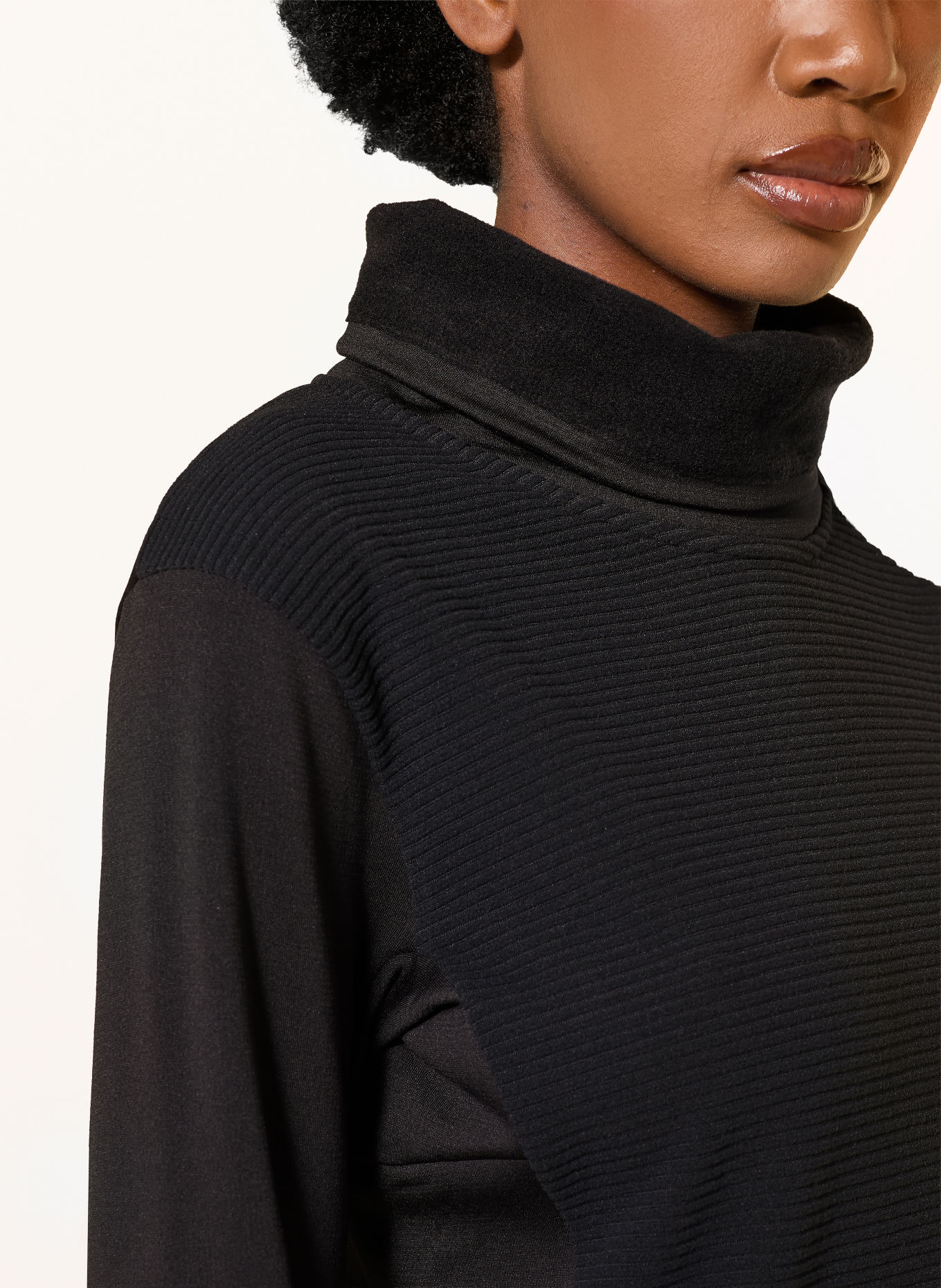 ORTOVOX Fleecepullover FLEECE CORD mit Merinowolle: SCHWARZ