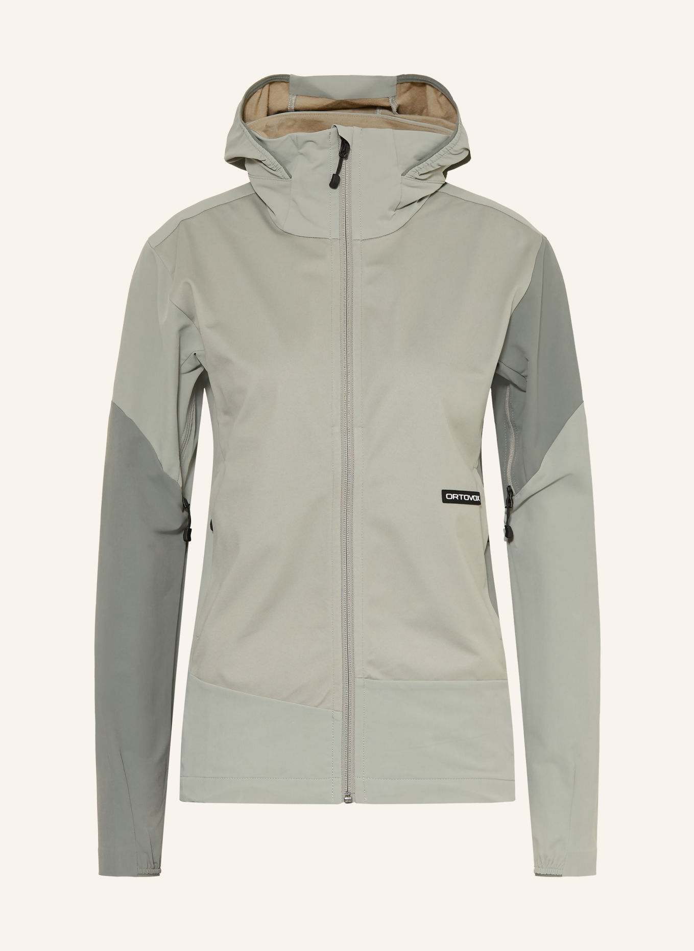 ORTOVOX ORTLER Softshell jacket: LIGHT GREEN / GRAY