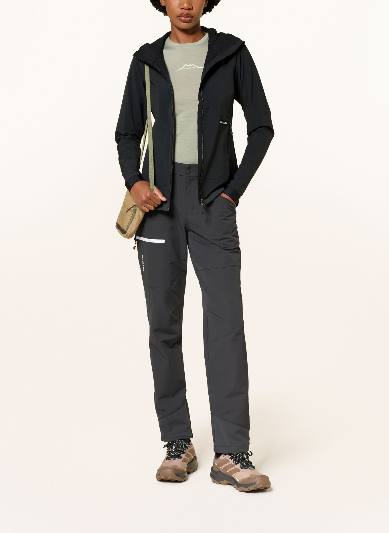 ORTOVOX Softshell-Jacke VENET: SCHWARZ