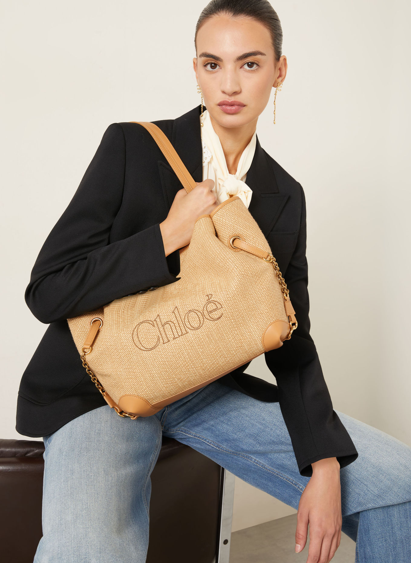 Chloé Shoppers CLOVER: 218 Bleached Brown