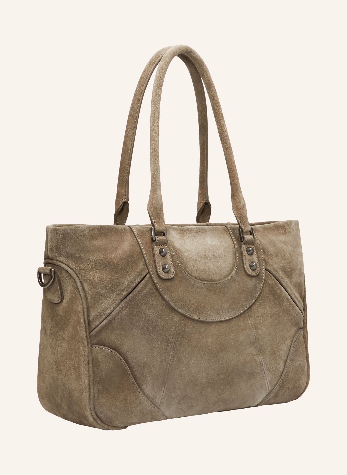 LIEBESKIND ARCHIVE ESTHER MEDIUM Shoulder bag with Studs: TAUPE