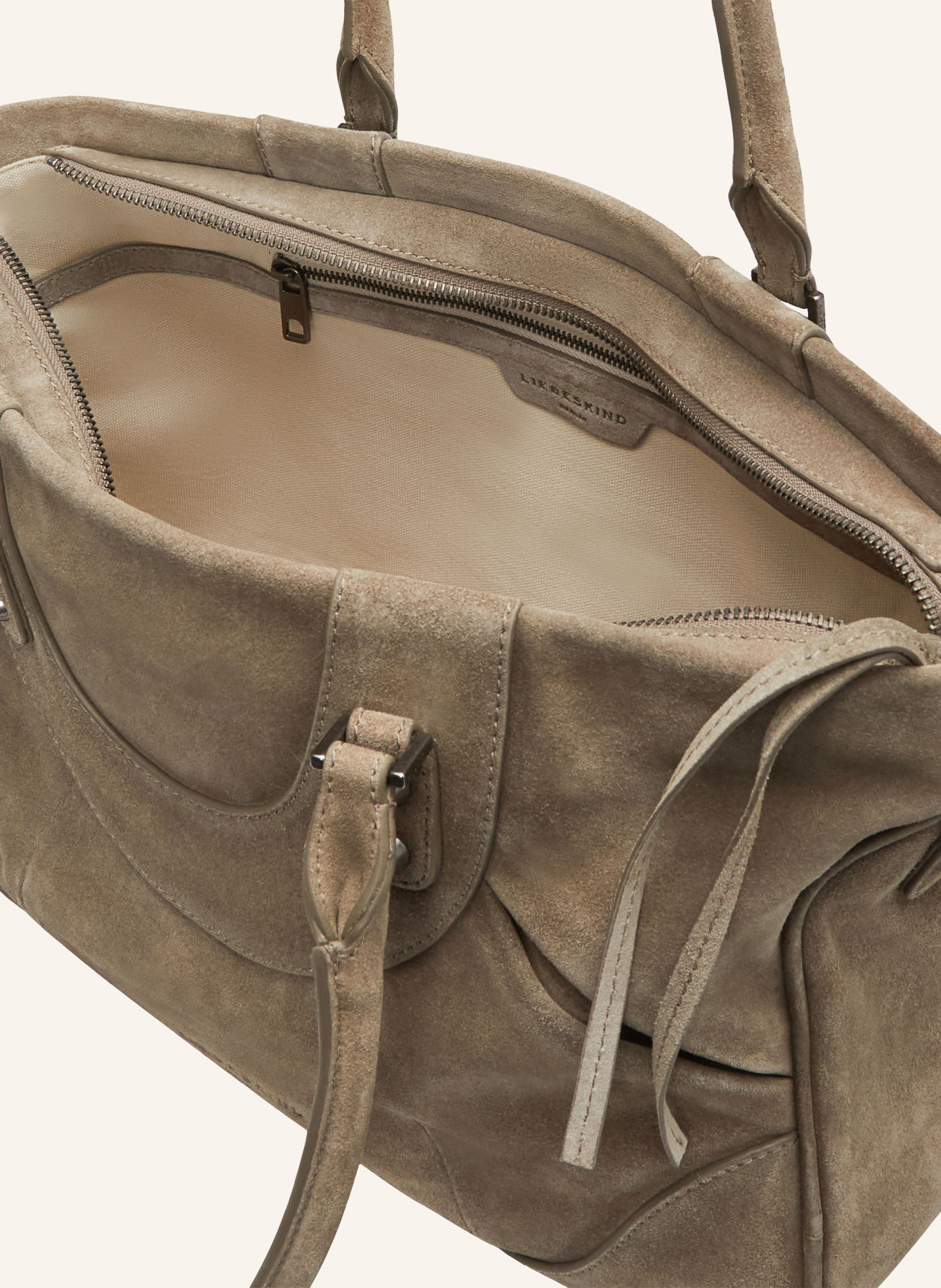 LIEBESKIND ARCHIVE ESTHER MEDIUM Shoulder bag with Studs: TAUPE