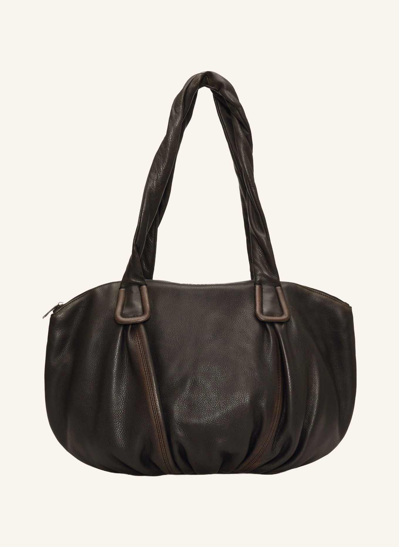 LIEBESKIND Shopper LUCY MEDIUM: DUNKELBRAUN / GOLD