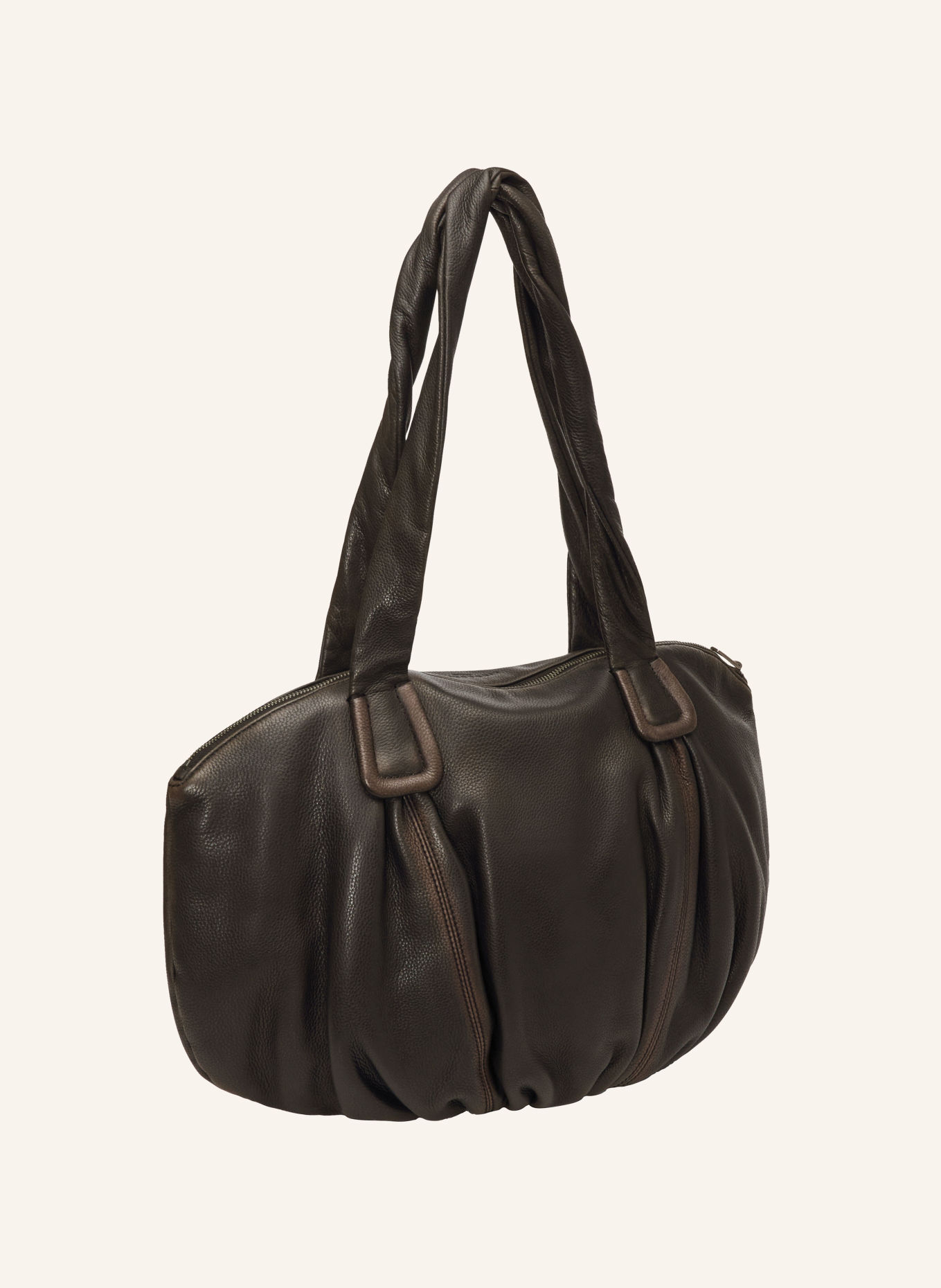 LIEBESKIND Shopper LUCY MEDIUM: DUNKELBRAUN / GOLD