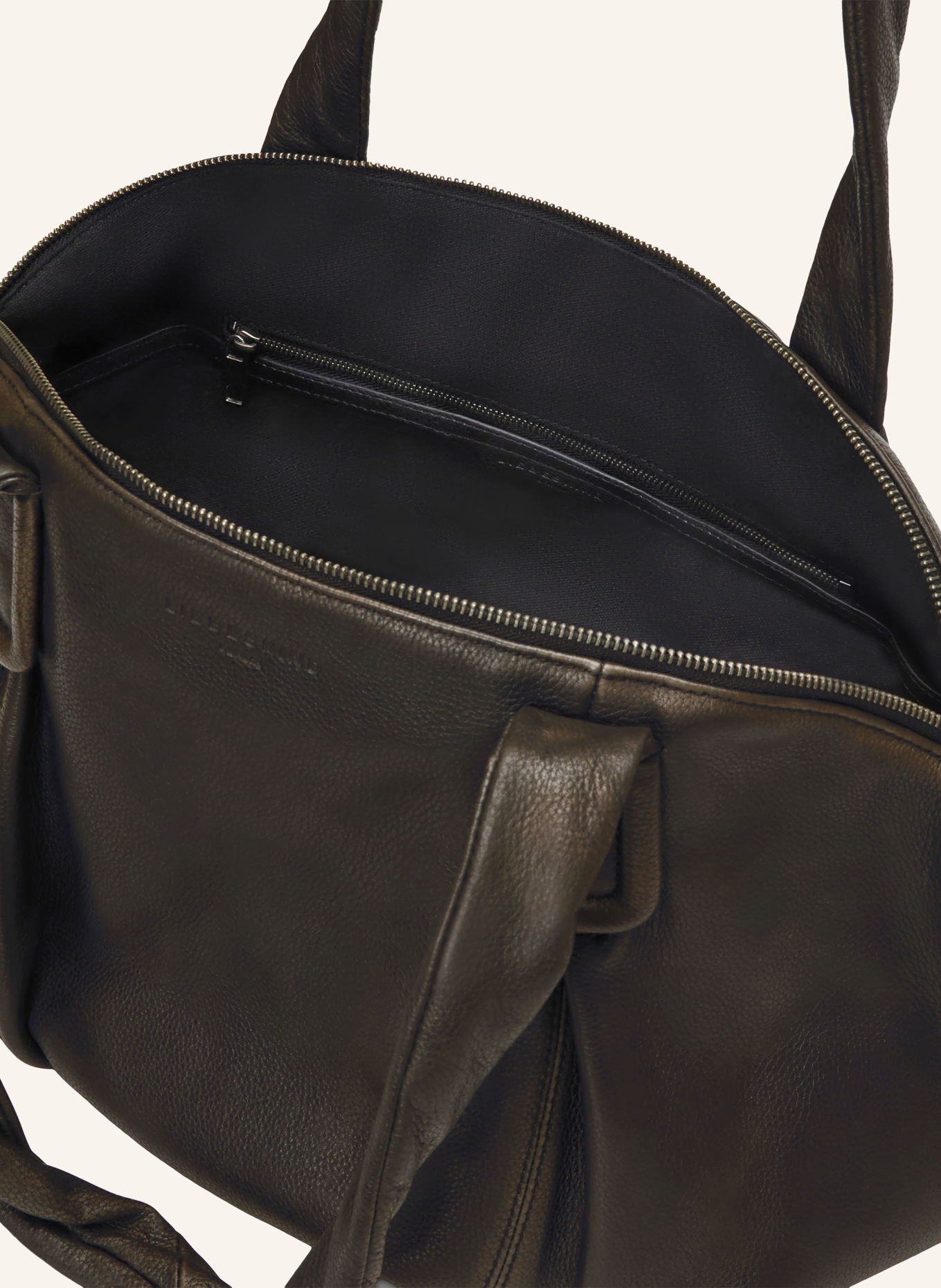 LIEBESKIND Shopper LUCY MEDIUM: DUNKELBRAUN / GOLD