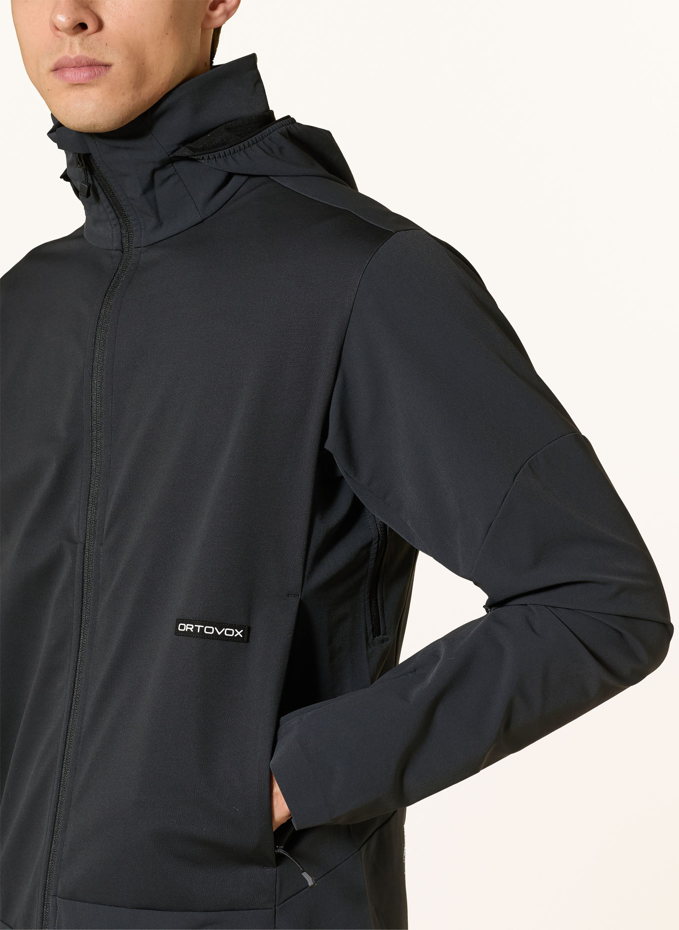 ORTOVOX ORTLER PLUS Softshell jacket: BLACK