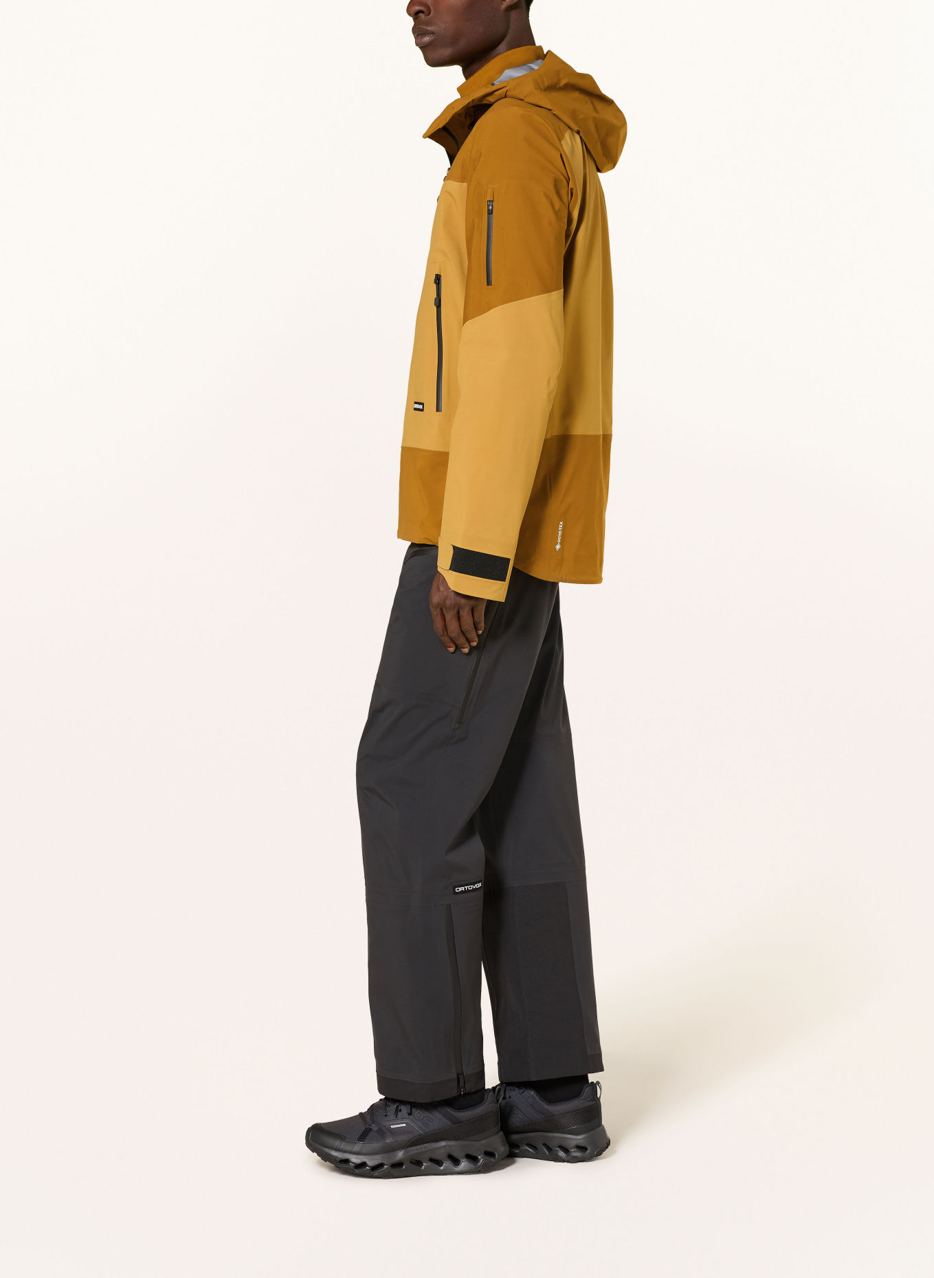 ORTOVOX Funktionsjacke ORTLER: GELB / DUNKELGELB