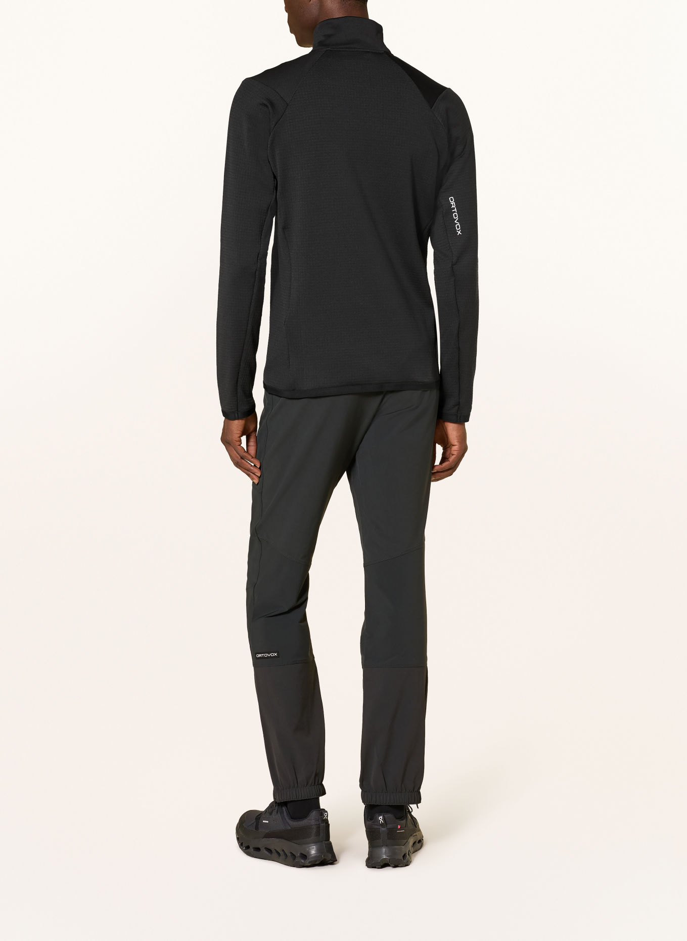 ORTOVOX Fleecejacke GRID: SCHWARZ