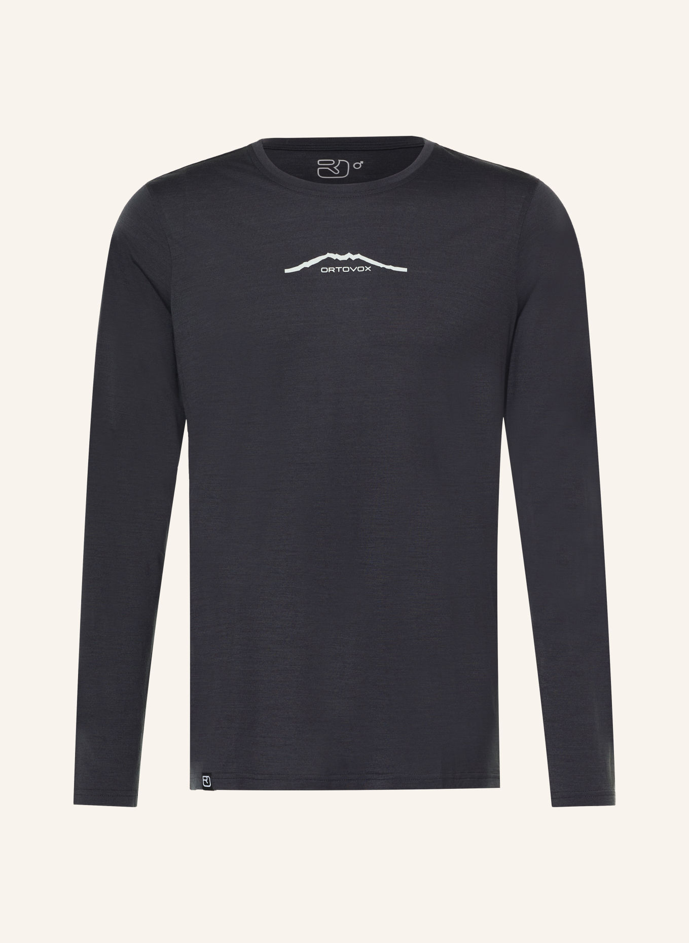 ORTOVOX Longsleeve 150 COOL MOUNTAIN: ZWART