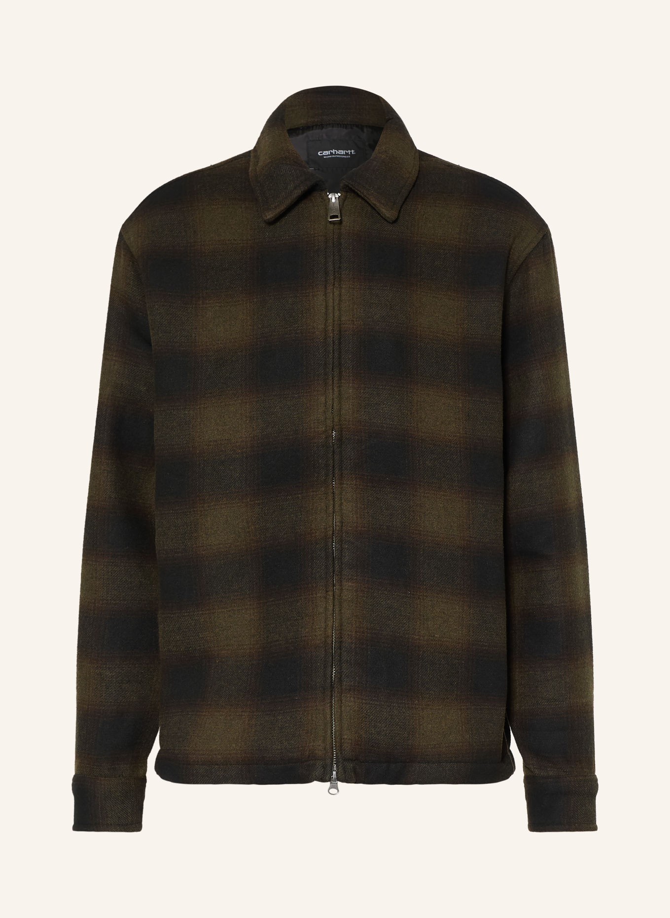 carhartt WIP Flanell-Overjacket ALTON: KHAKI / SCHWARZ