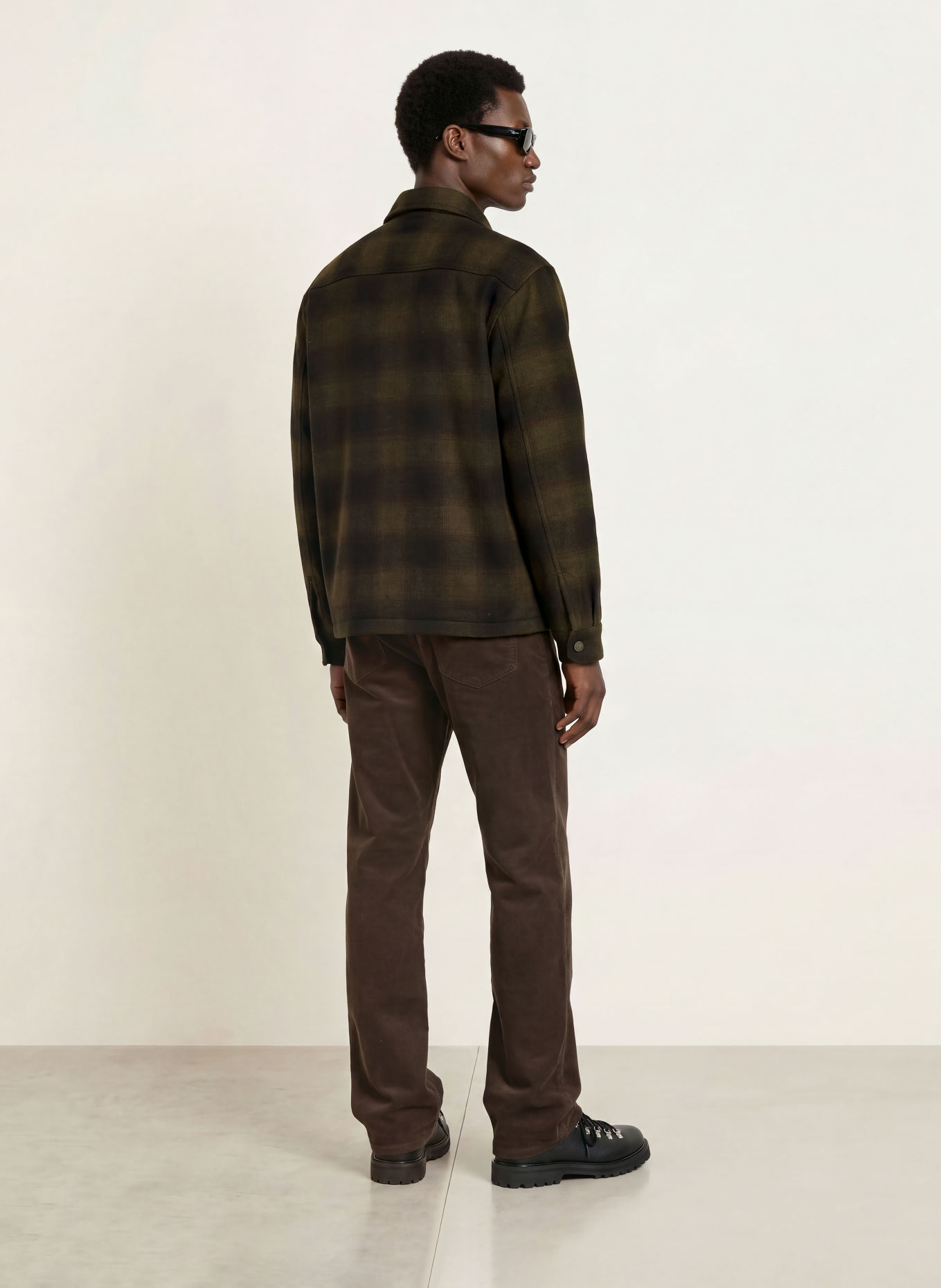 carhartt WIP Flanell-Overjacket ALTON: KHAKI / SCHWARZ