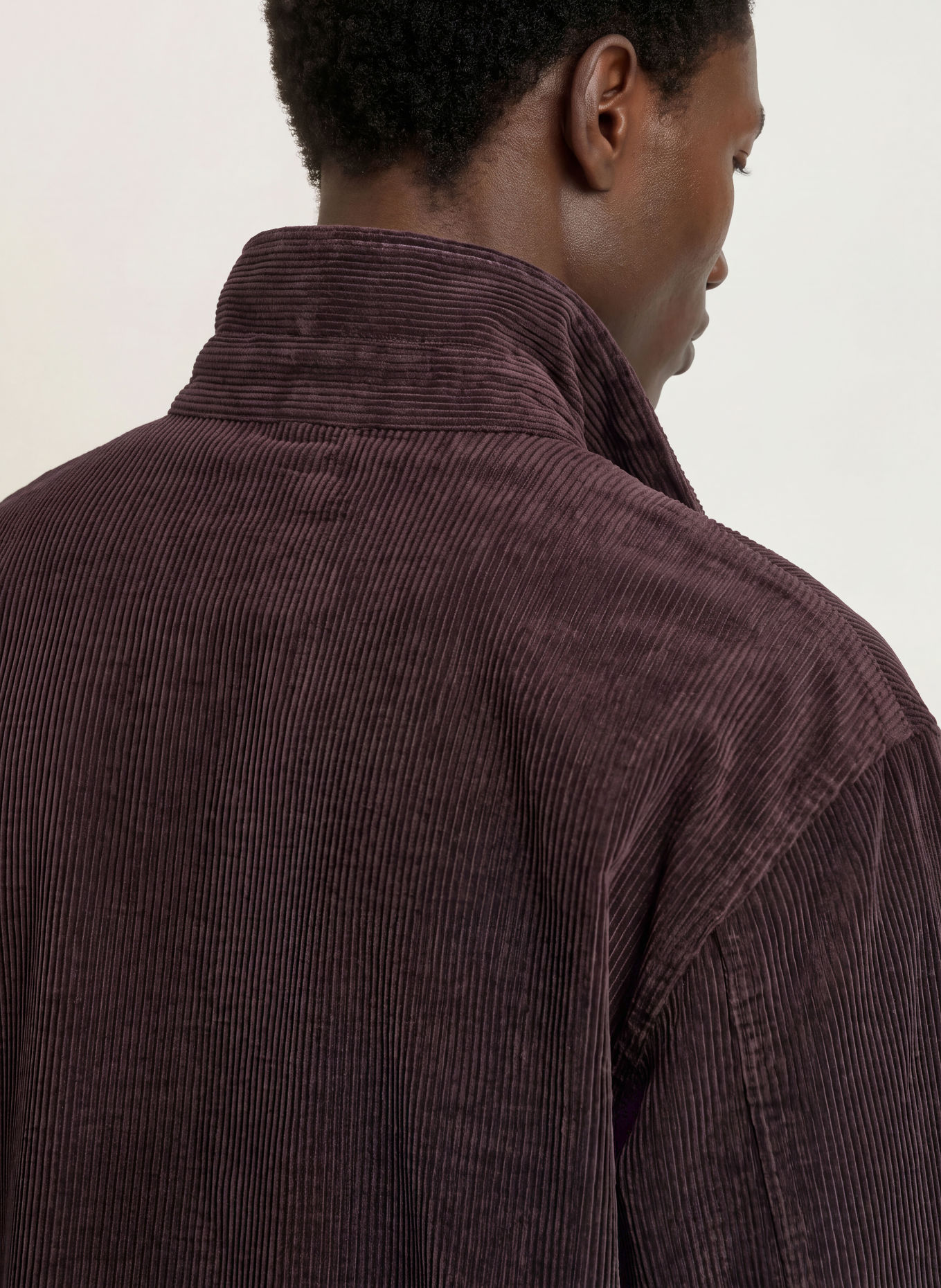carhartt WIP Overjacket van corduroy: DONKERROOD