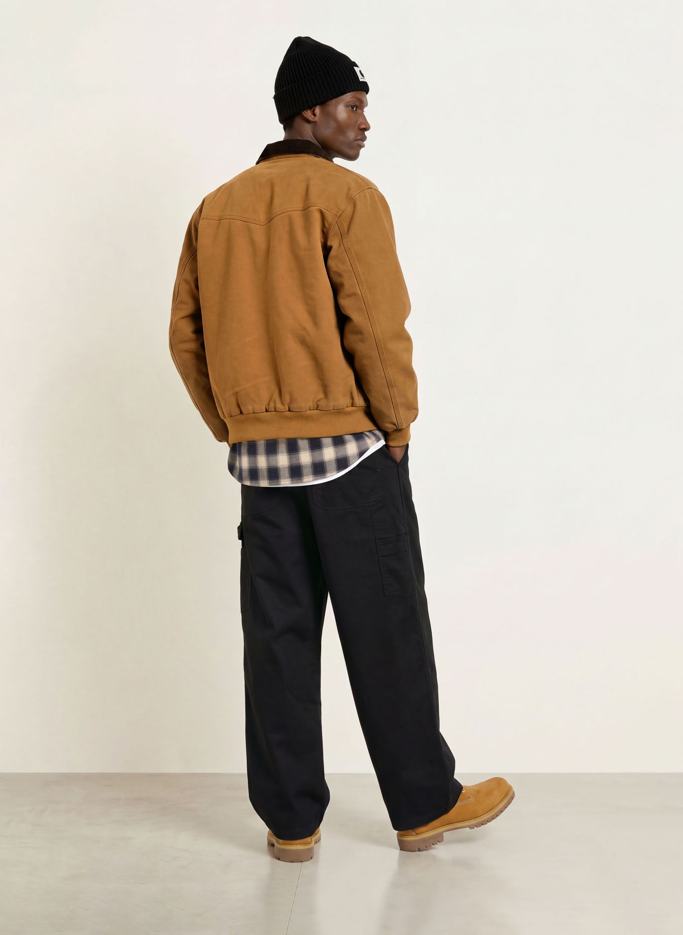 carhartt WIP Blouson SANTA FE: COGNAC / MARRON FONCÉ