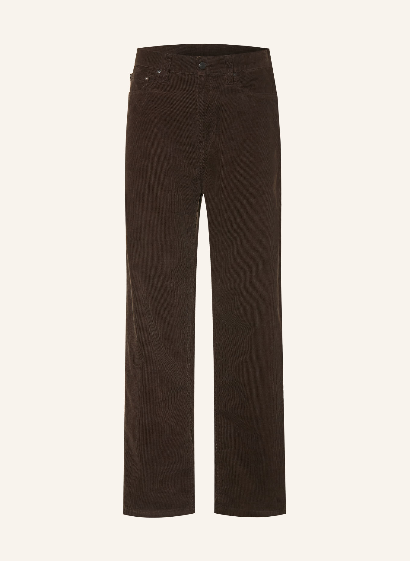 carhartt WIP Cordhose AARON Regular Tapered Fit: DUNKELBRAUN