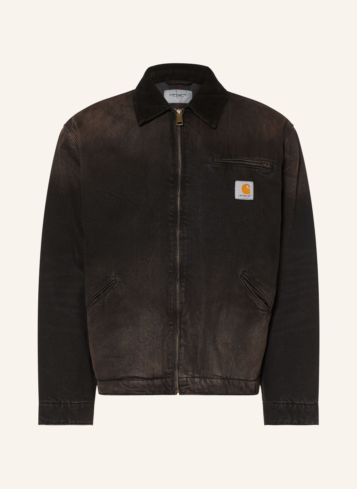 carhartt WIP Kurtka dżinsowa OG DETROIT: 00E0R BLACK / BLACK