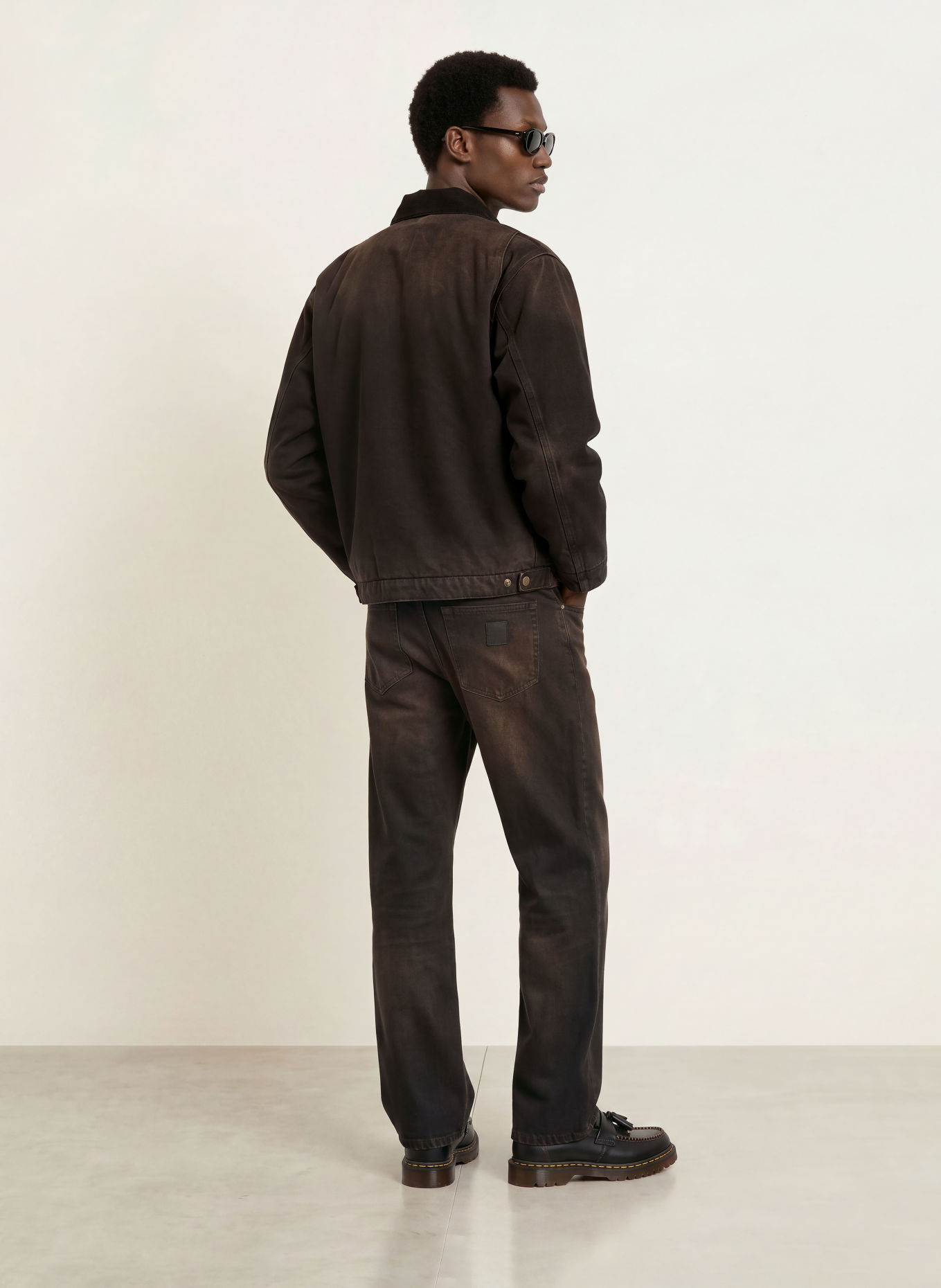 carhartt WIP Kurtka dżinsowa OG DETROIT: 00E0R BLACK / BLACK
