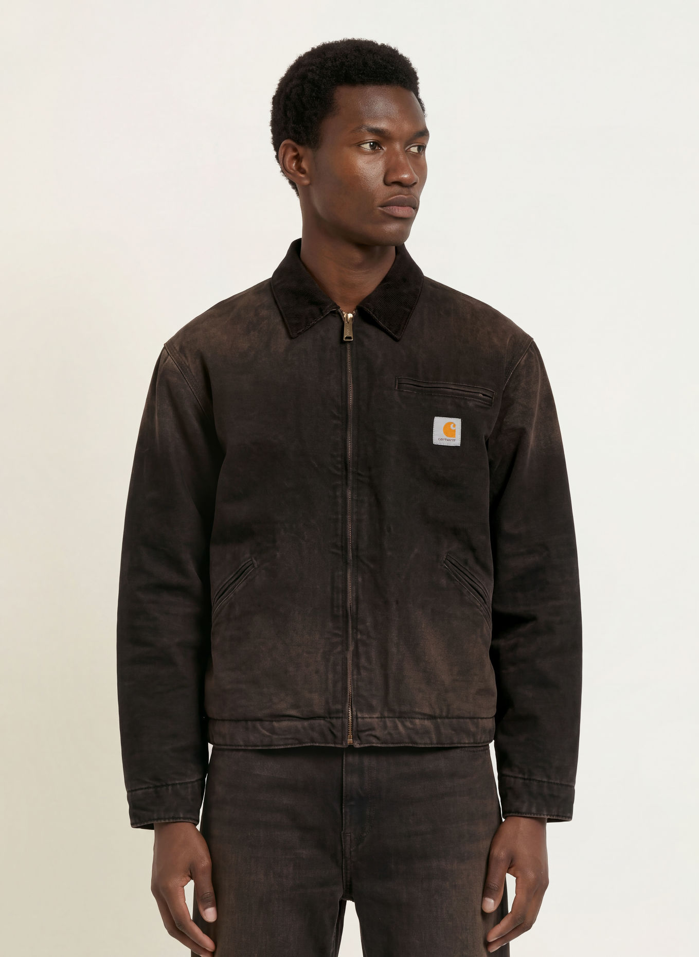 carhartt WIP Kurtka dżinsowa OG DETROIT: 00E0R BLACK / BLACK
