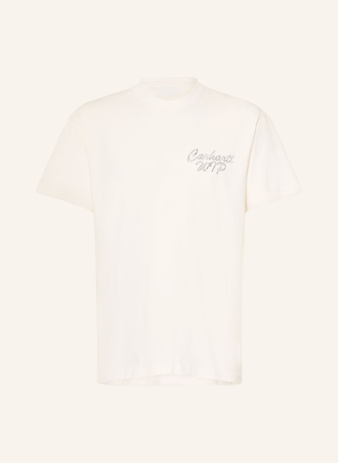 carhartt WIP T-shirt: WIT / GRIJS